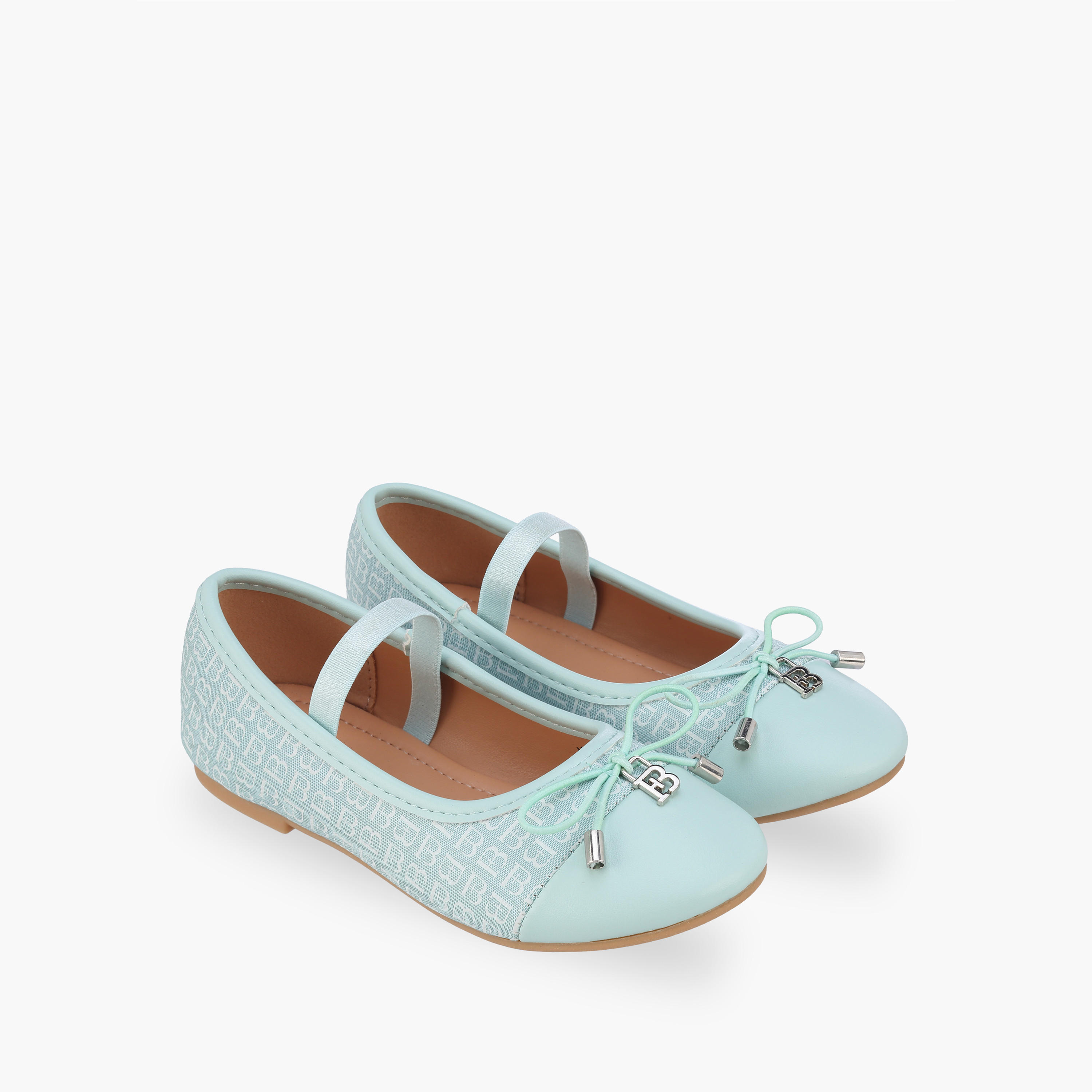 Flora Bella Girls Elasticated Strap Ballerina Shoes-girls-shoes-ballerinas-image-1