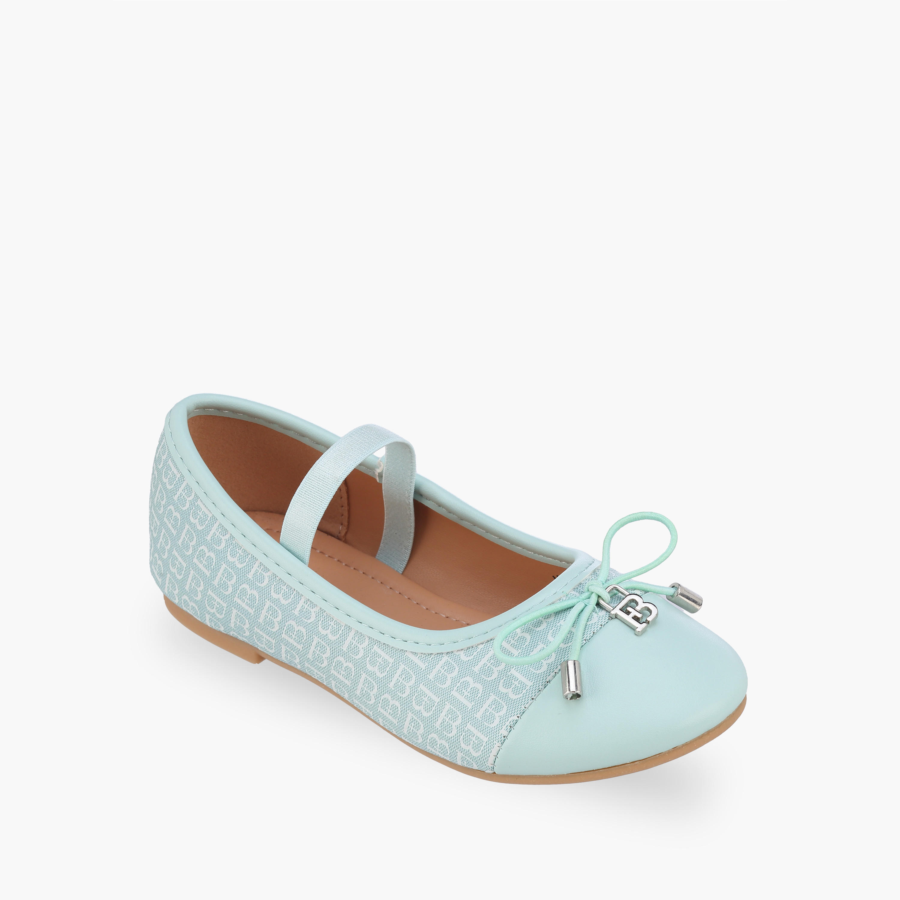 Flora Bella Girls Elasticated Strap Ballerina Shoes-girls-shoes-ballerinas-image-2