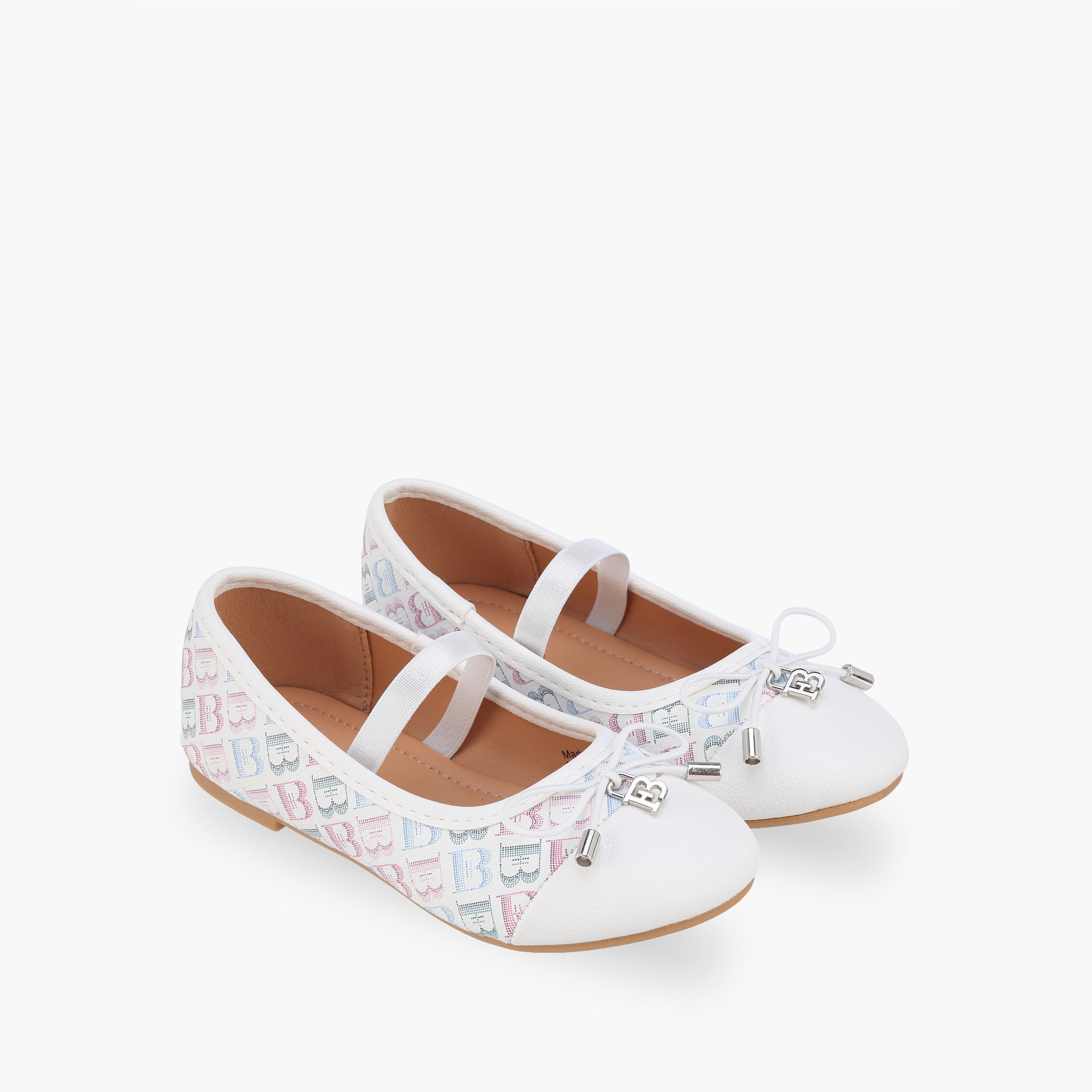 حذاء باليرينا بحزام مطاطي للبنات من فلورا بيلا-girls-shoes-ballerinas-image-13