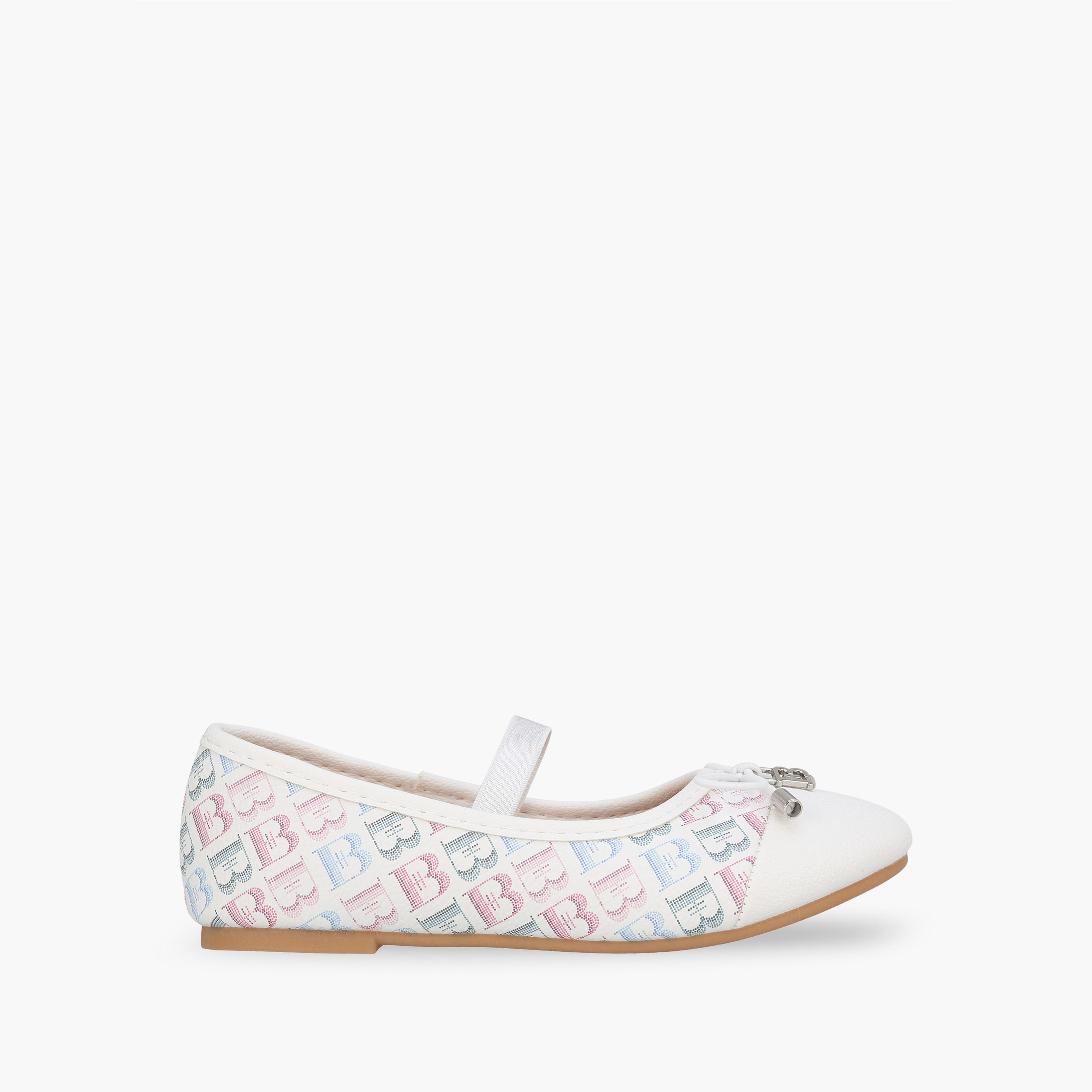 Flora Bella Girls Elasticated Strap Ballerina Shoes-girls-shoes-ballerinas-image-3