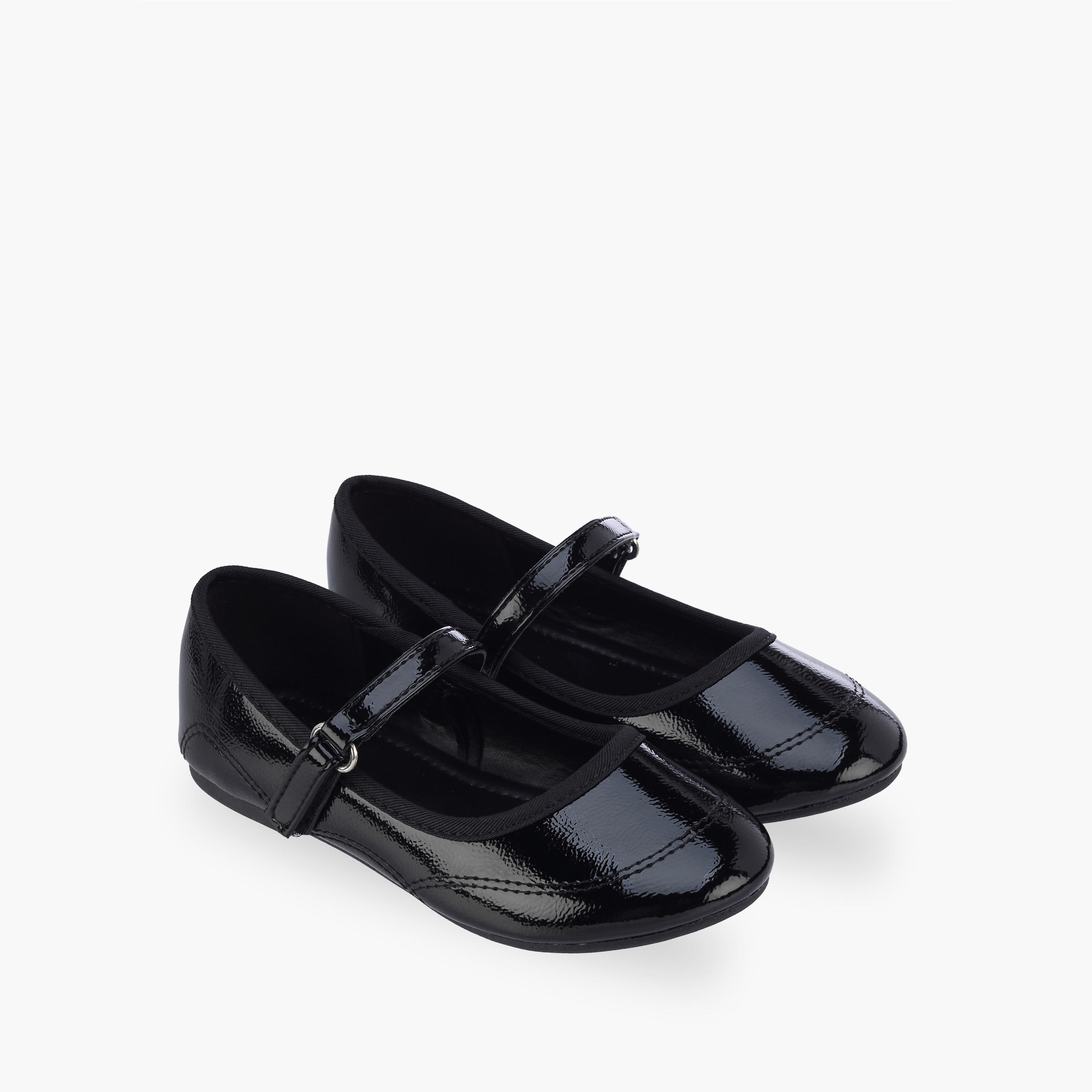 حذاء ماري جين بشريط إغلاق لاصق للبنات من فلورا بيلا-girls-shoes-maryjanes-image-1