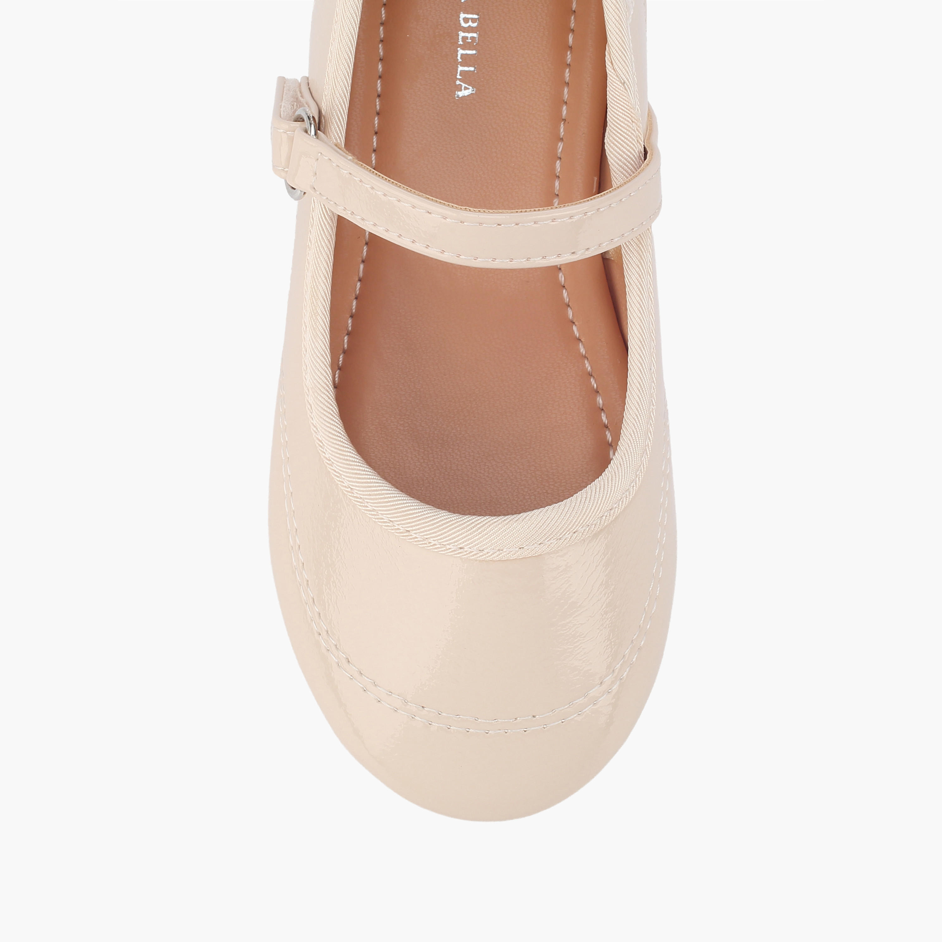 حذاء ماري جين بشريط إغلاق لاصق للبنات من فلورا بيلا-girls-shoes-maryjanes-image-10