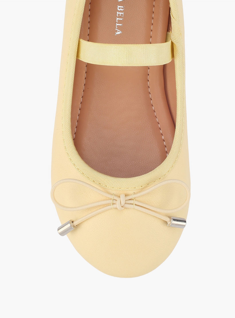 Flora Bella Girls Elasticated Strap Ballerina Shoes-girls-shoes-ballerinas-image-4