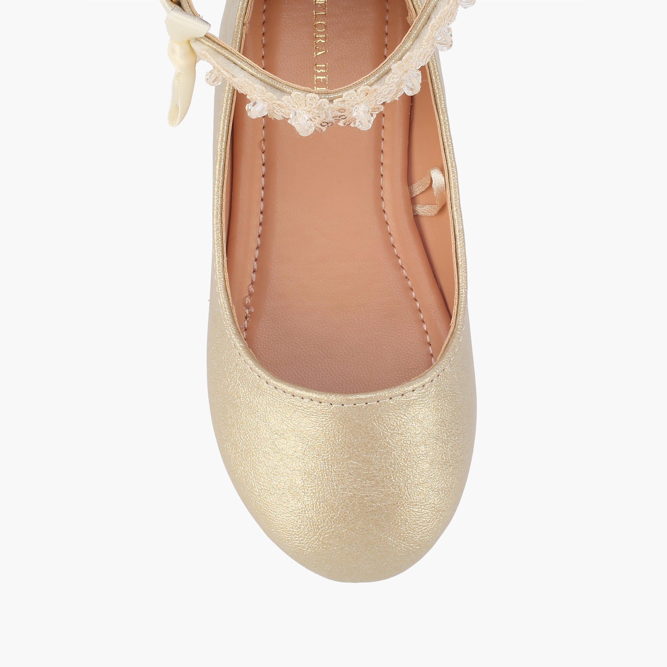 Flora Bella Girls Hook & Loop Ballerina Shoes-girls-shoes-ballerinas-image-4