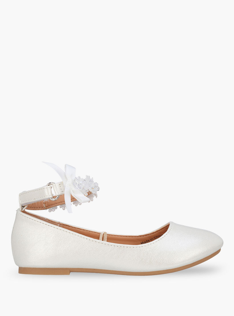 Flora Bella Girls Hook & Loop Ballerina Shoes-girls-shoes-ballerinas-image-3