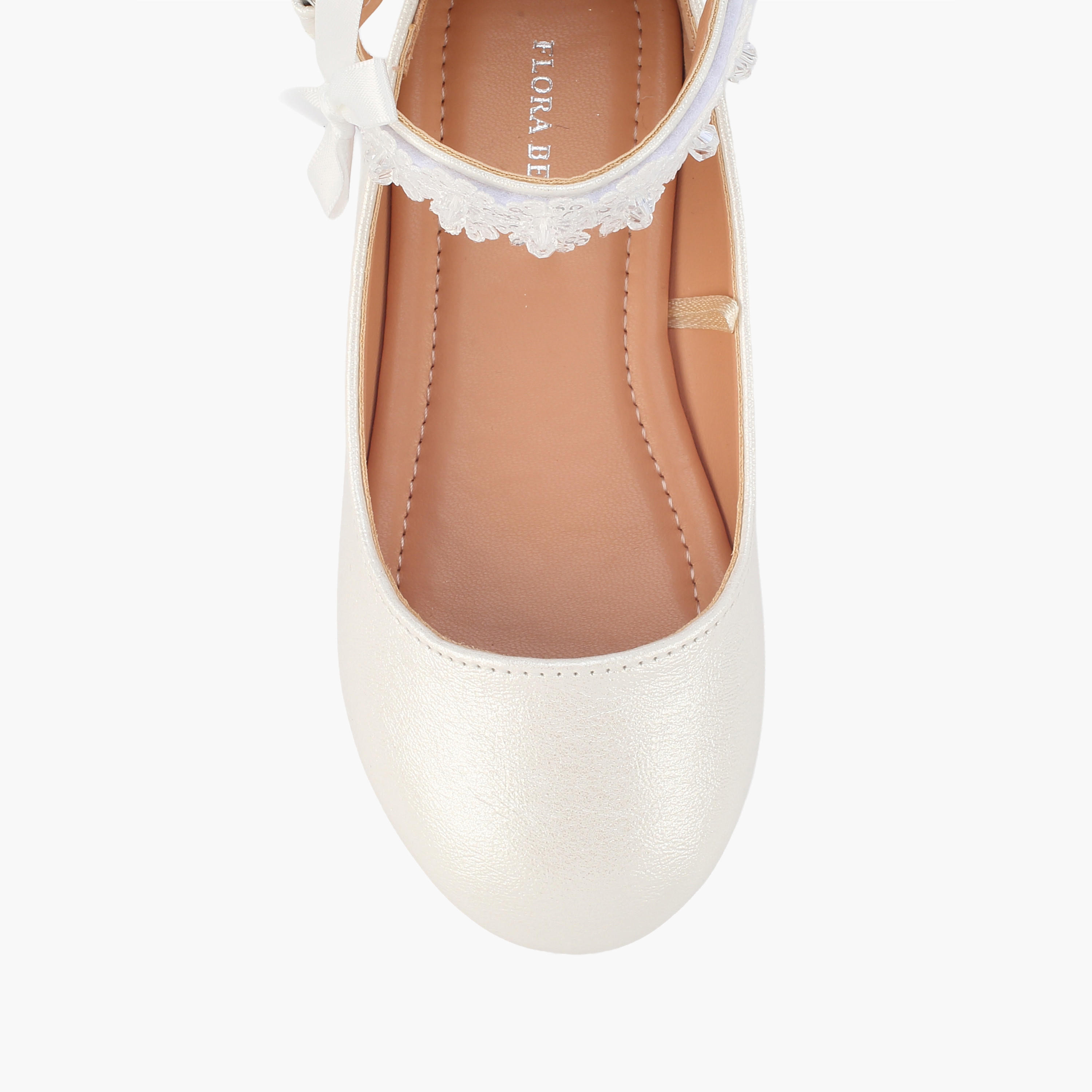Flora Bella Girls Hook & Loop Ballerina Shoes-girls-shoes-ballerinas-image-4