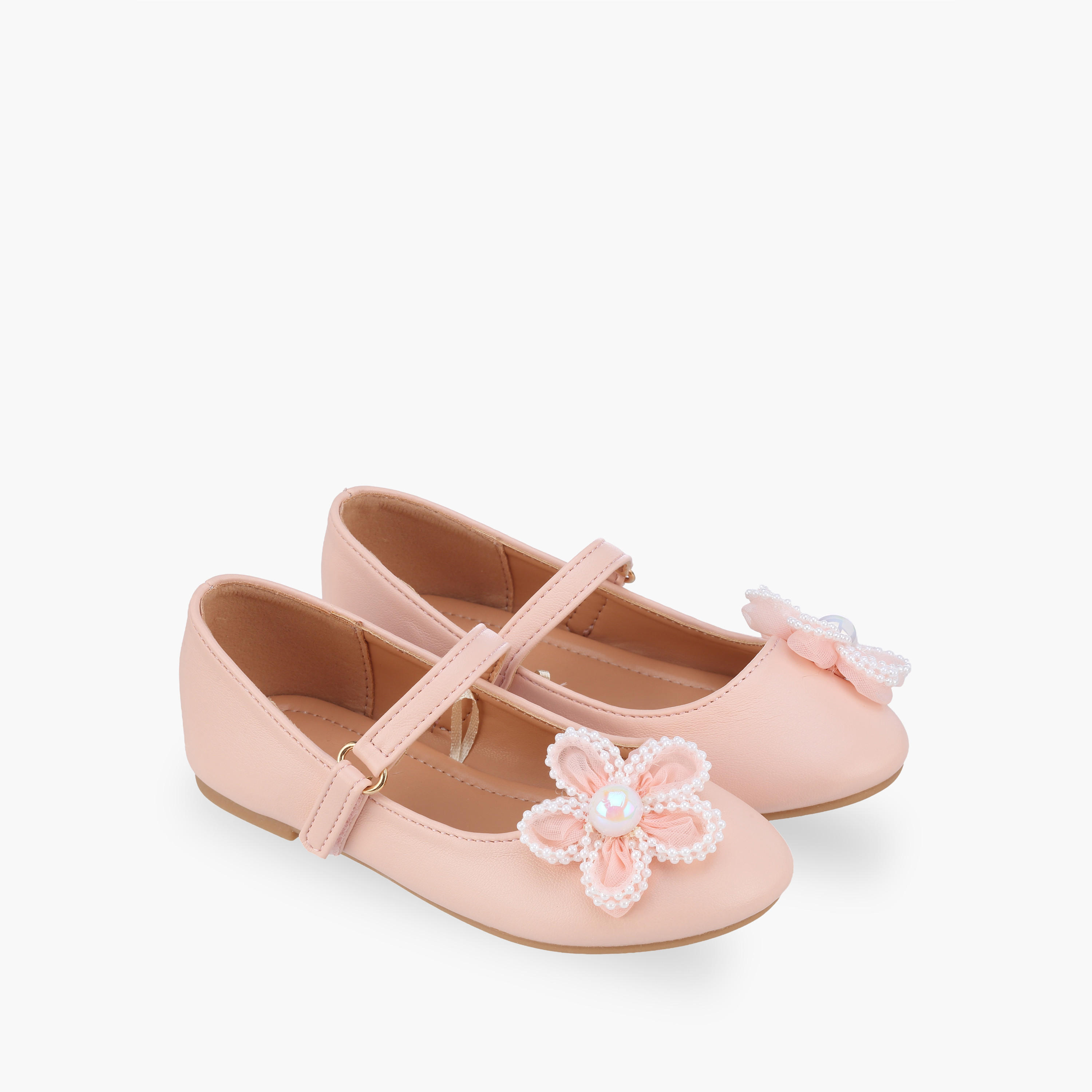 Flora Bella Girls Hook & Loop Mary Jane Shoes-girls-shoes-maryjanes-image-1