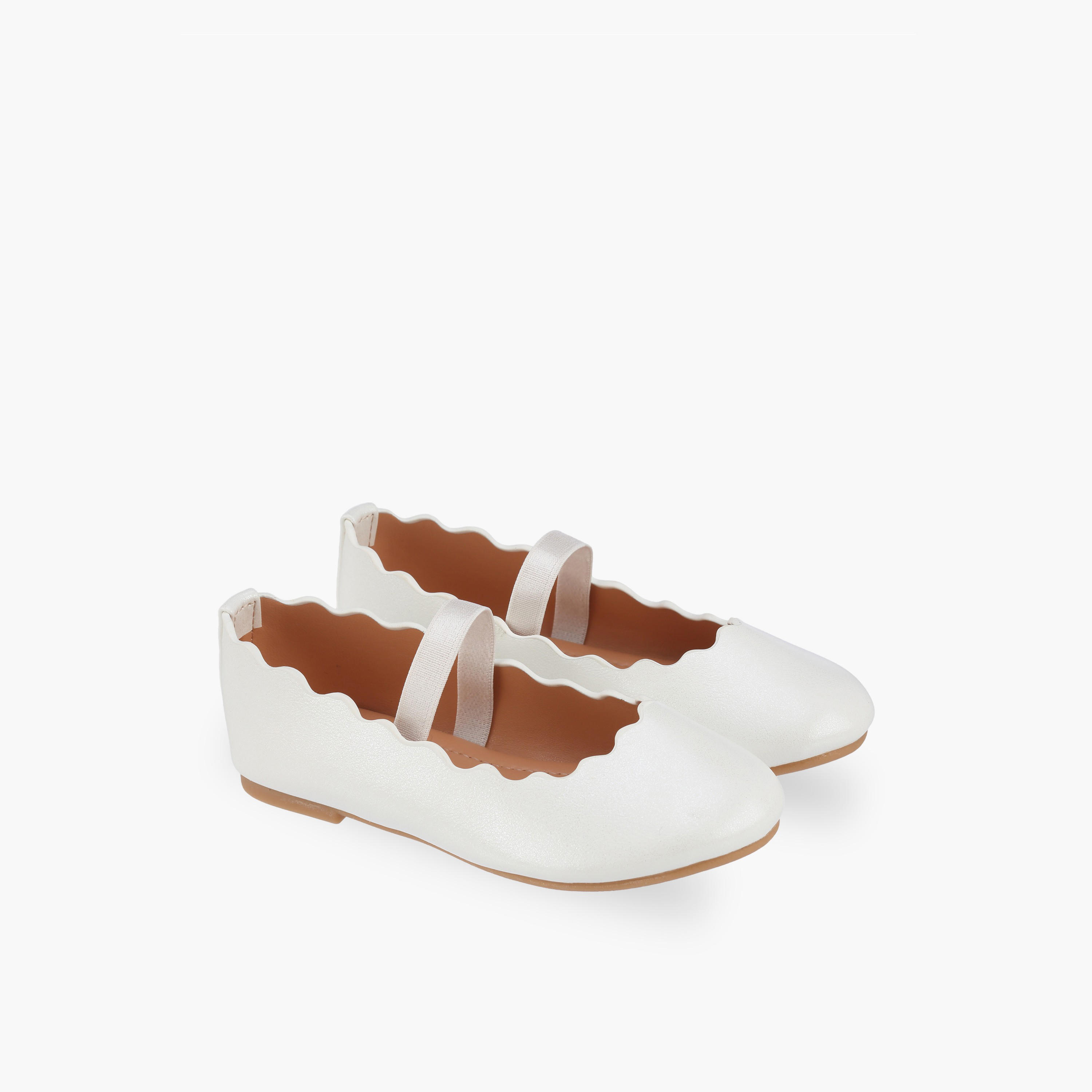حذاء باليرينا بحزام مطاطي للبنات من فلورا بيلا-girls-shoes-ballerinas-image-1