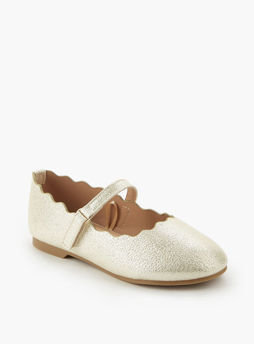 Juniors Girls Scalloped Ballerina Shoes-girls-shoes-maryjanes-image-3