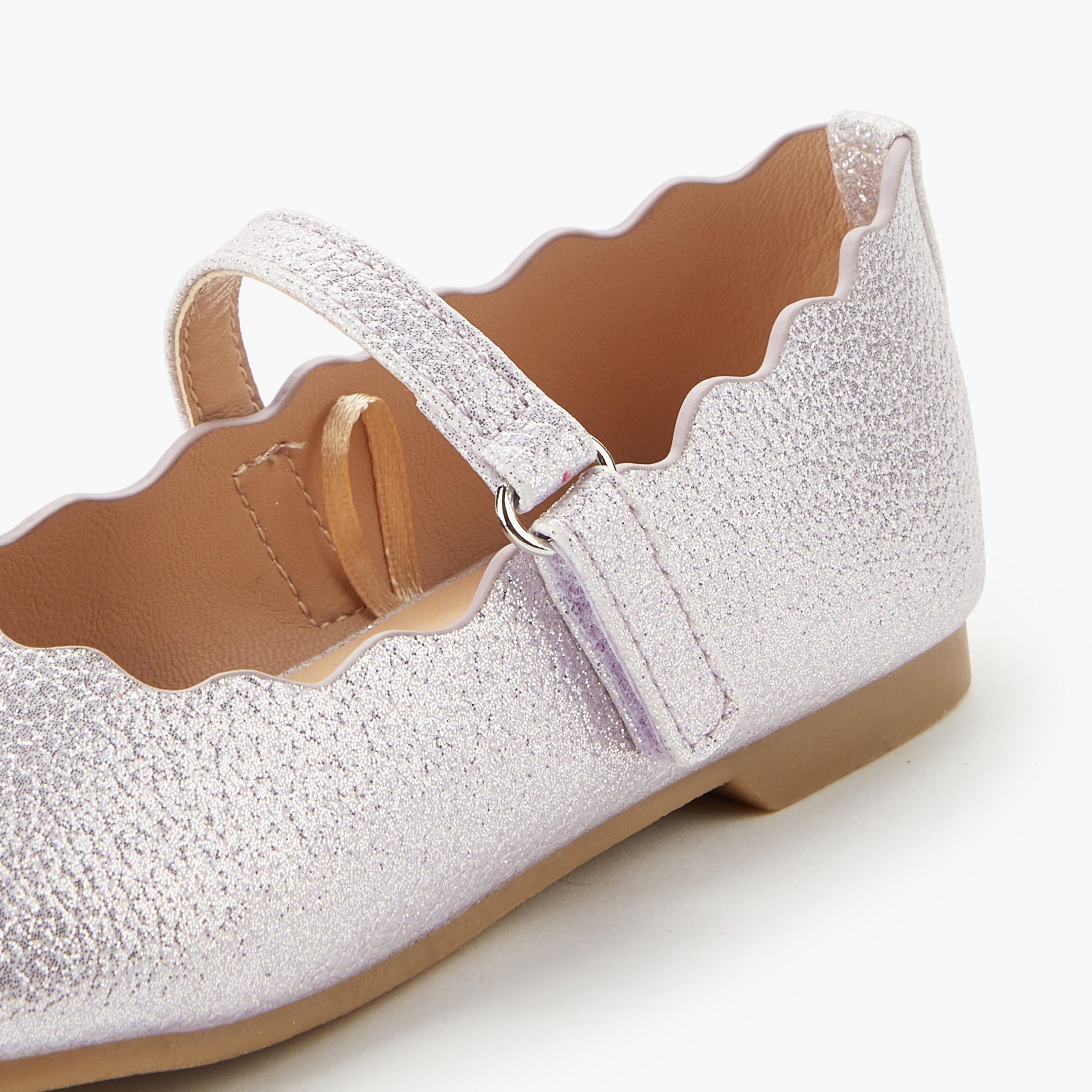 Juniors Girls Scalloped Ballerina Shoes-girls-shoes-maryjanes-image-4