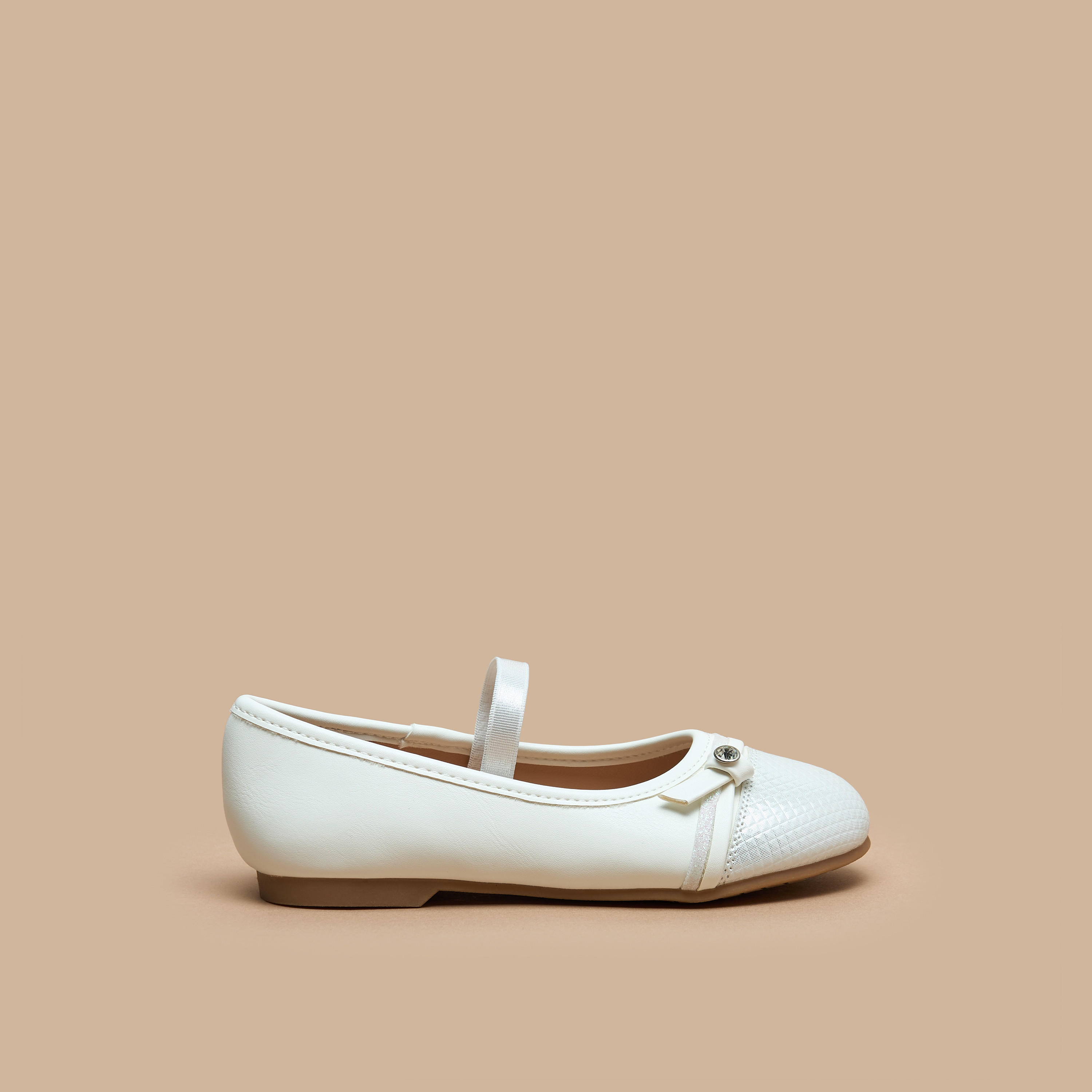 Juniors Embellished Slip-On Ballerina Shoes-girls-shoes-ballerinas-image-8