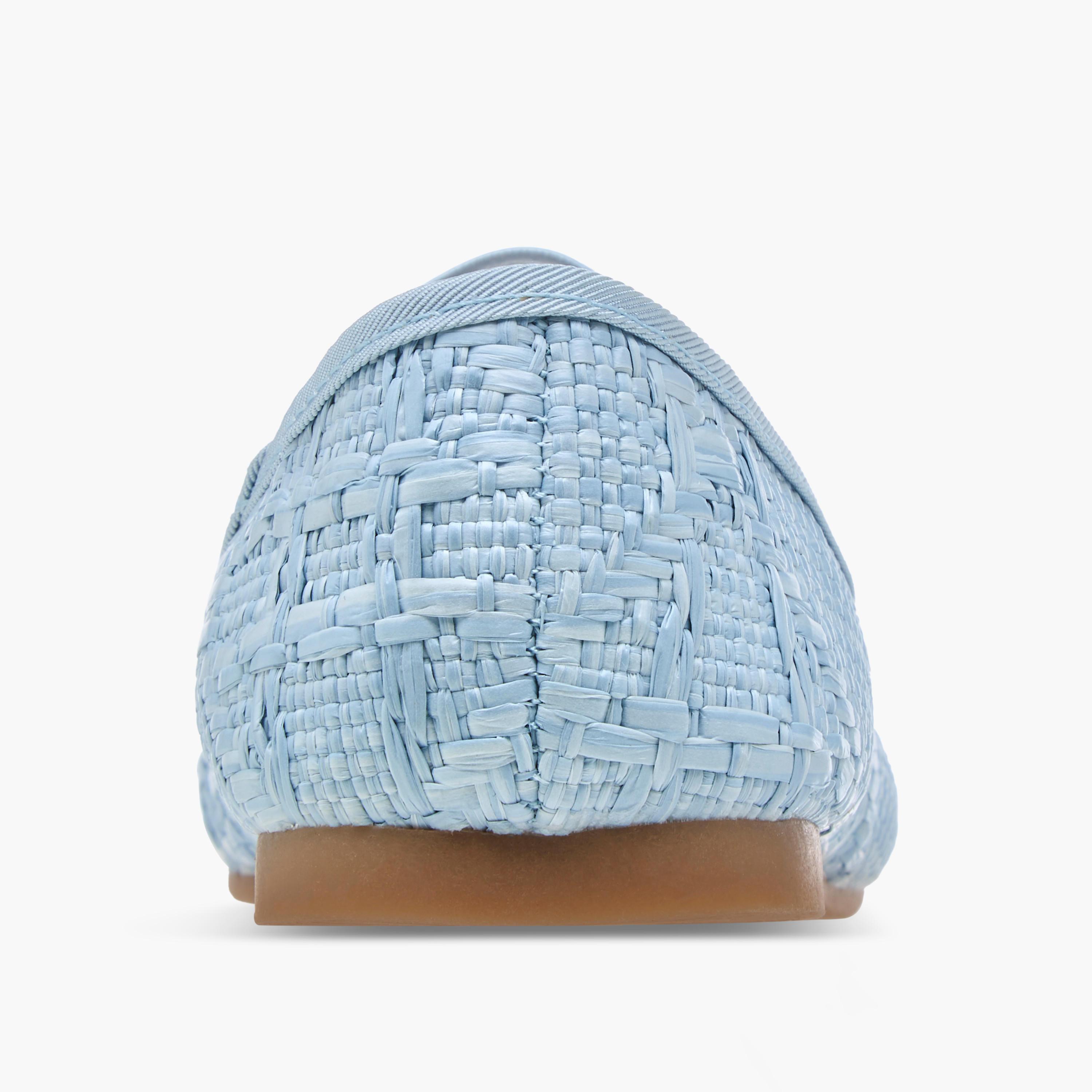 Juniors Bow Accent Ballerina Shoes with Elasticated Strap-girls-shoes-ballerinas-image-5