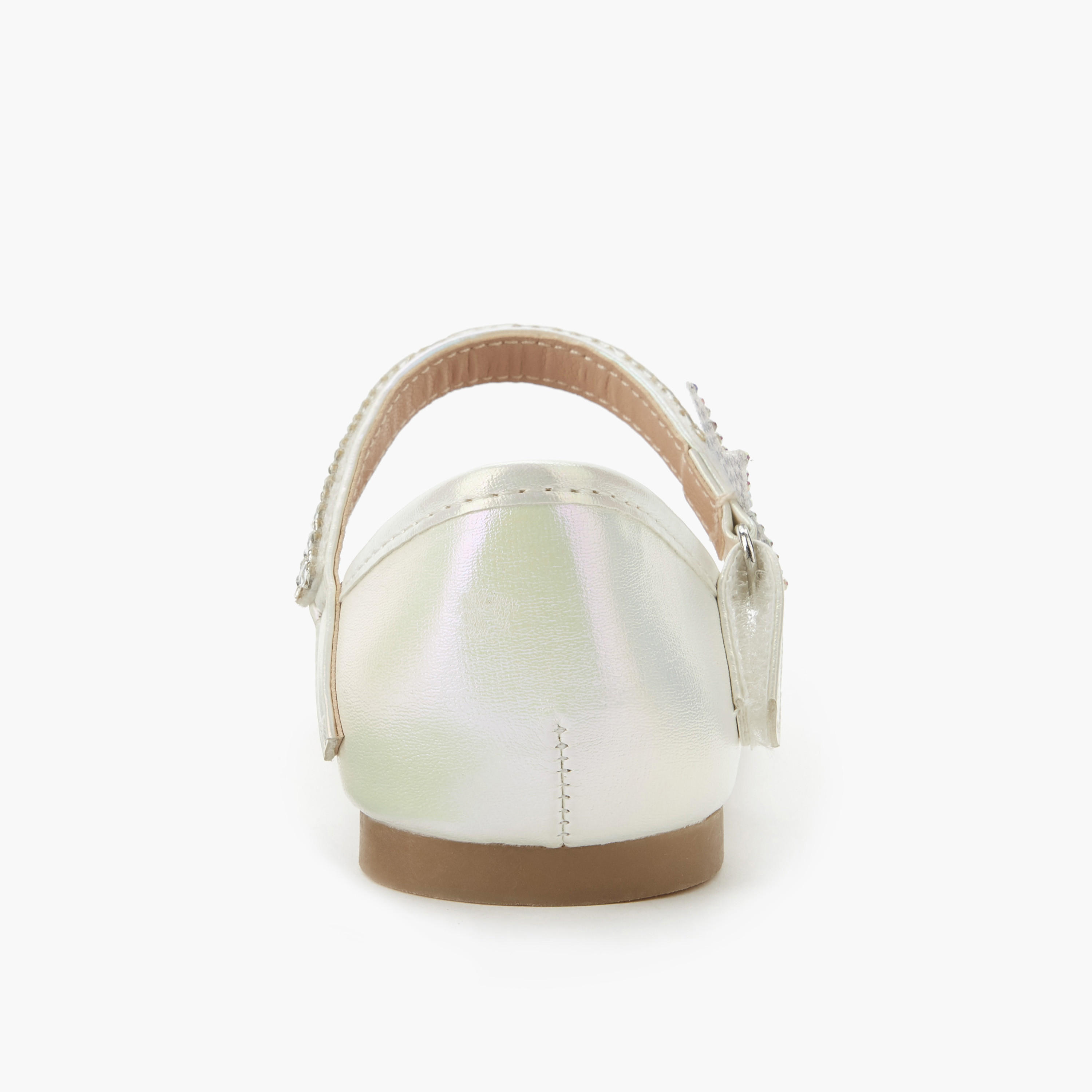 حذاء باليرينا بشريط إغلاق لاصق للبنات من جونيورز-girls-shoes-ballerinas-image-4