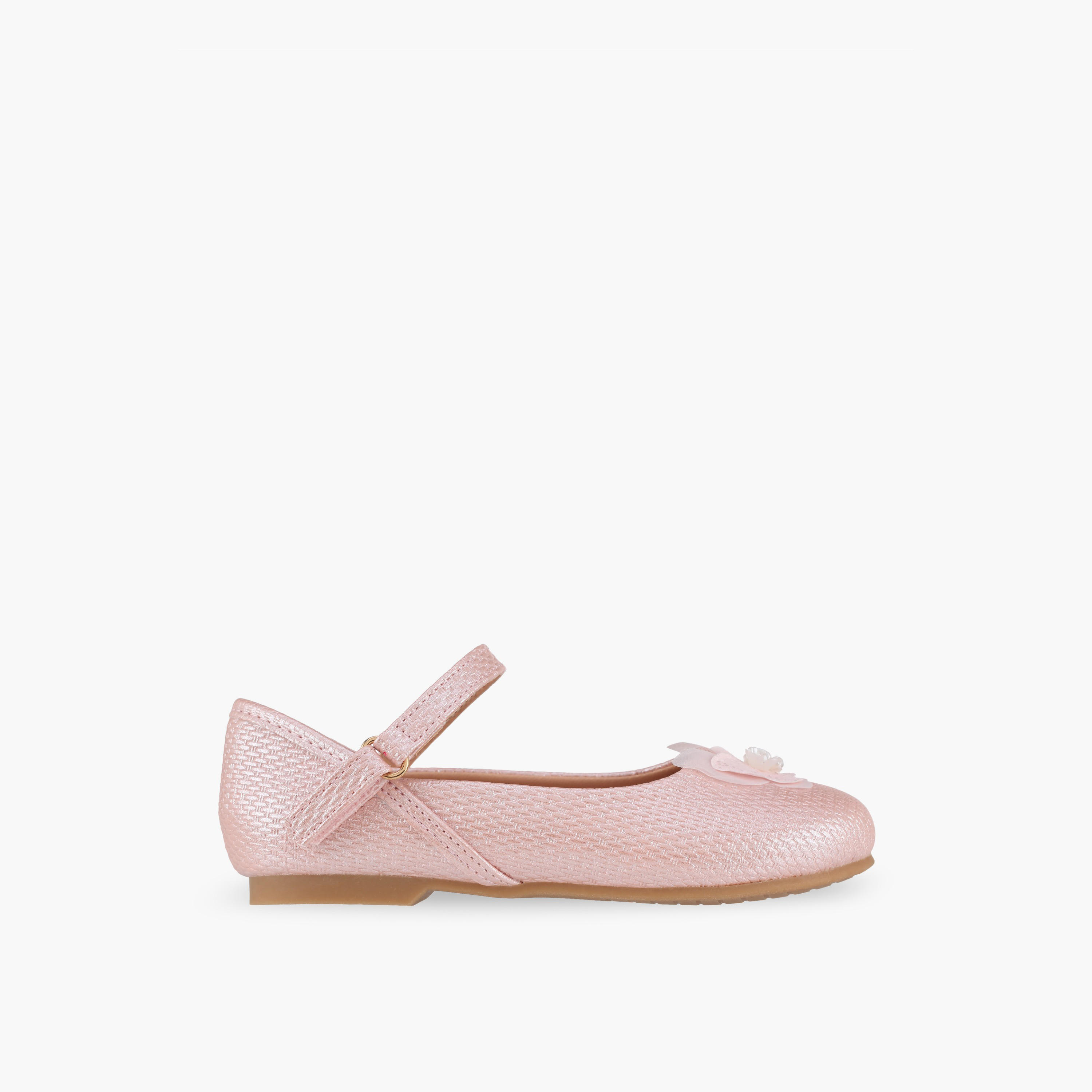 Juniors Girls Butterfly Detail Mary Jane Shoes-girls-shoes-ballerinas-image-3