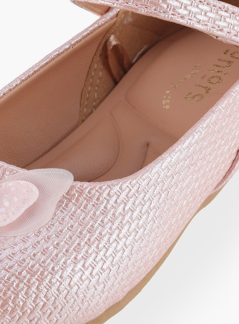 Juniors Girls Butterfly Detail Mary Jane Shoes-girls-shoes-ballerinas-image-6
