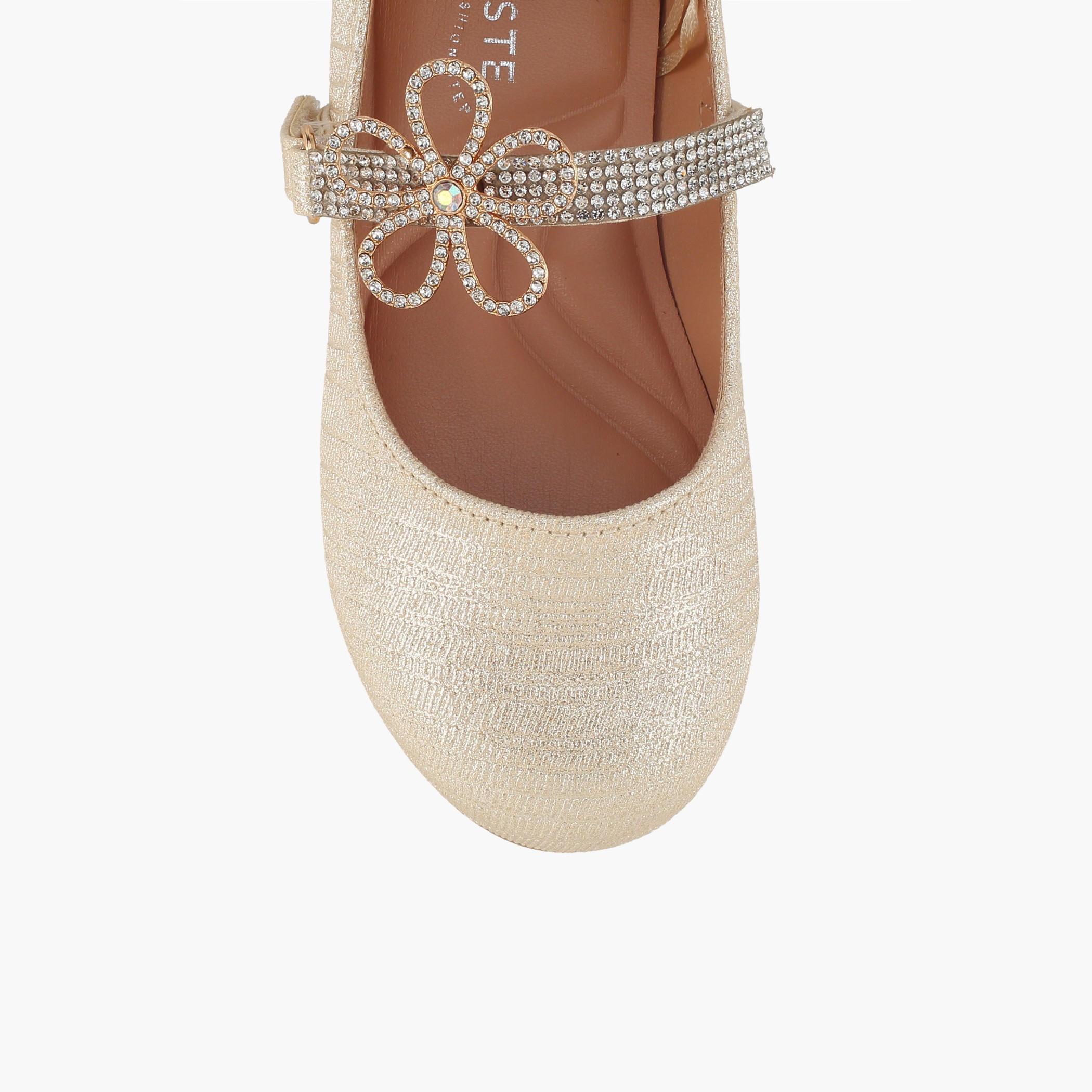 Celeste Girls Hook & Loop Ballerina Shoes-girls-shoes-maryjanes-image-4