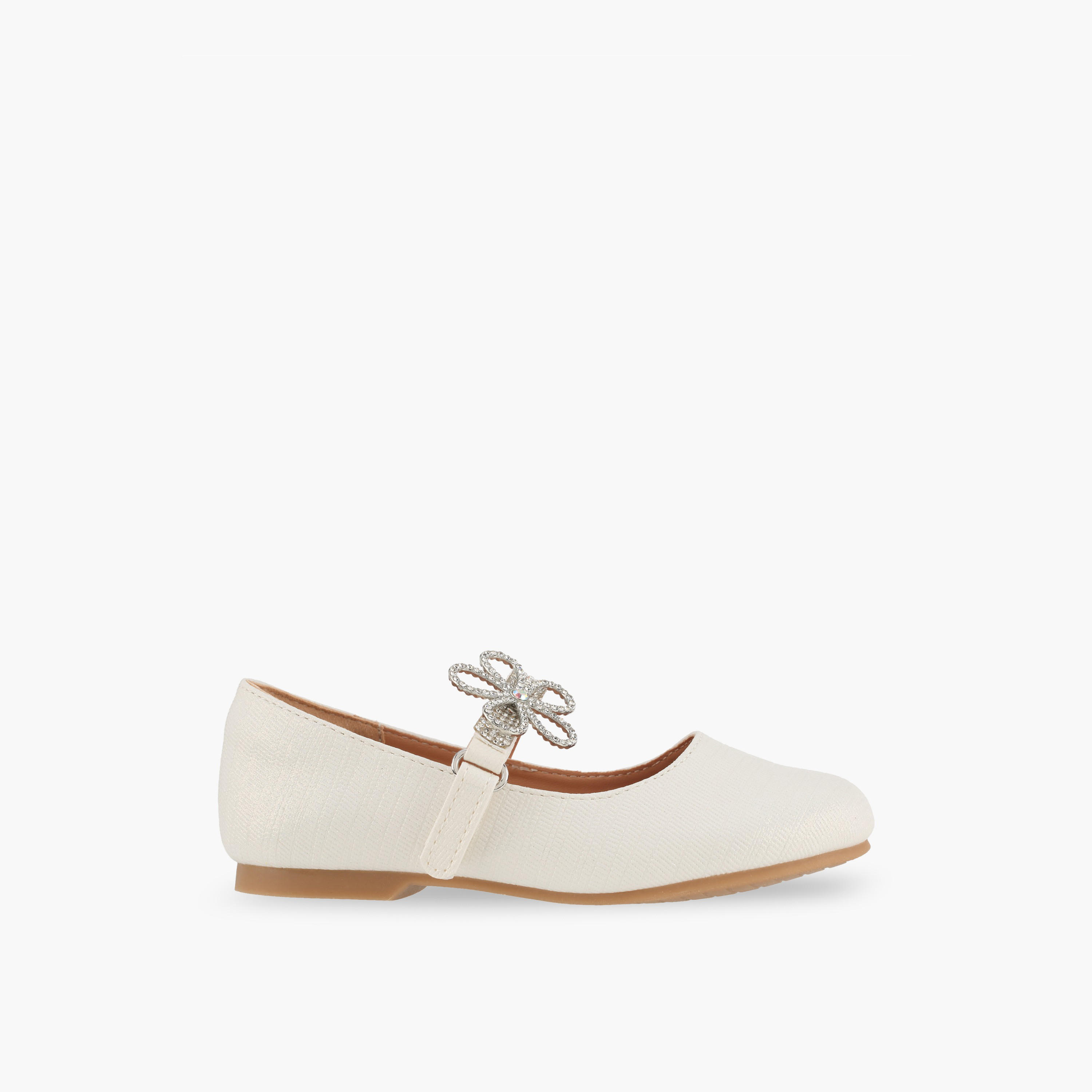 Celeste Girls Hook & Loop Ballerina Shoes-girls-shoes-maryjanes-image-3