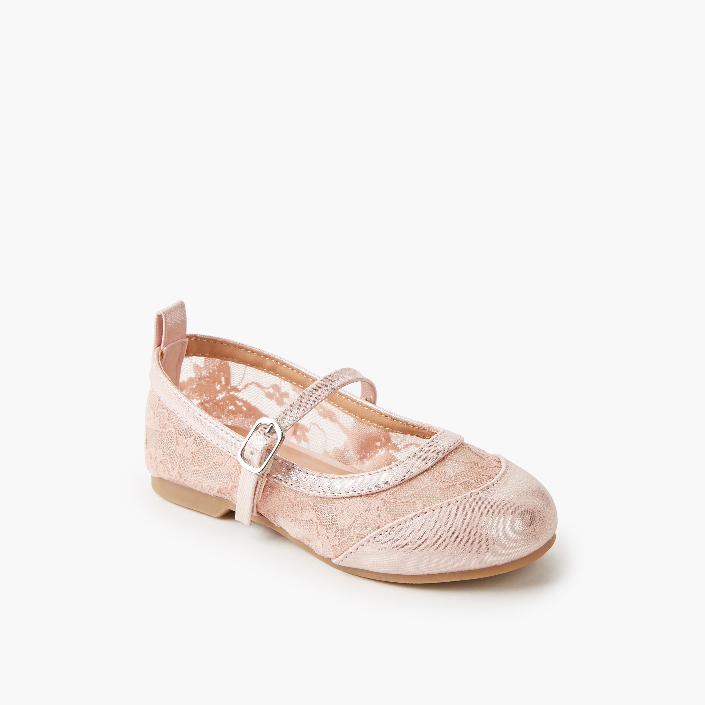 Juniors Girls Buckle Closure Ballerina Shoes-girls-shoes-maryjanes-image-2