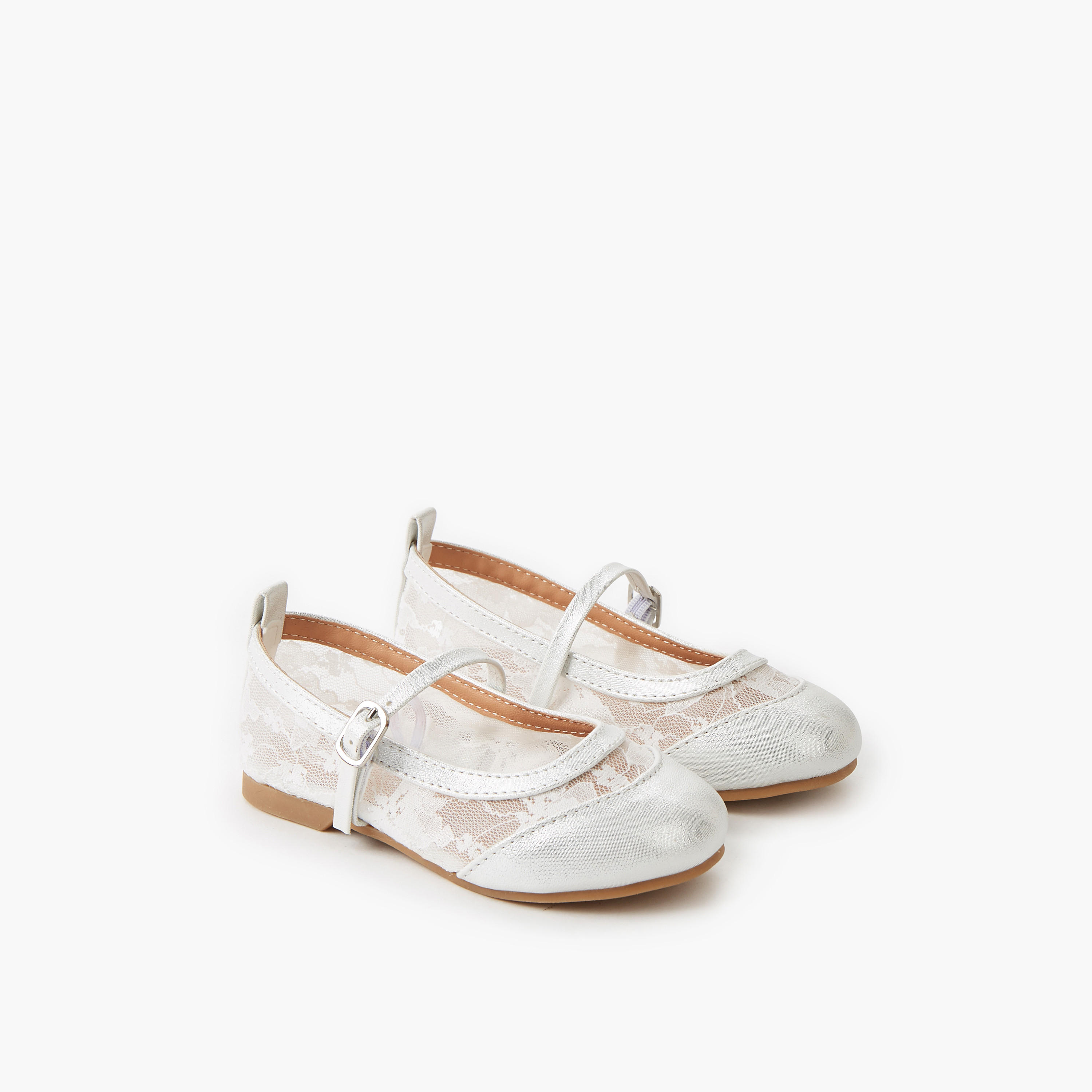 Juniors Girls Buckle Closure Ballerina Shoes-girls-shoes-maryjanes-image-1