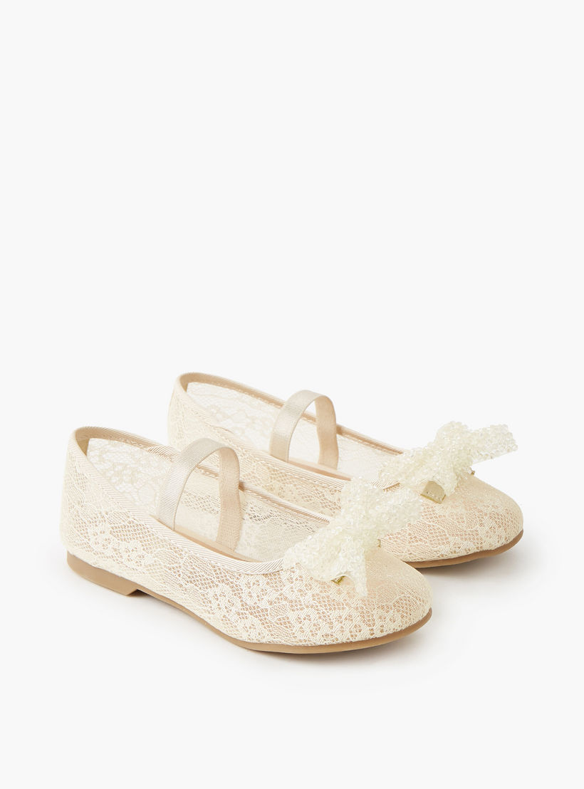 حذاء باليرينا سهل الارتداء للبنات من جونيورز-girls-shoes-ballerinas-image-1