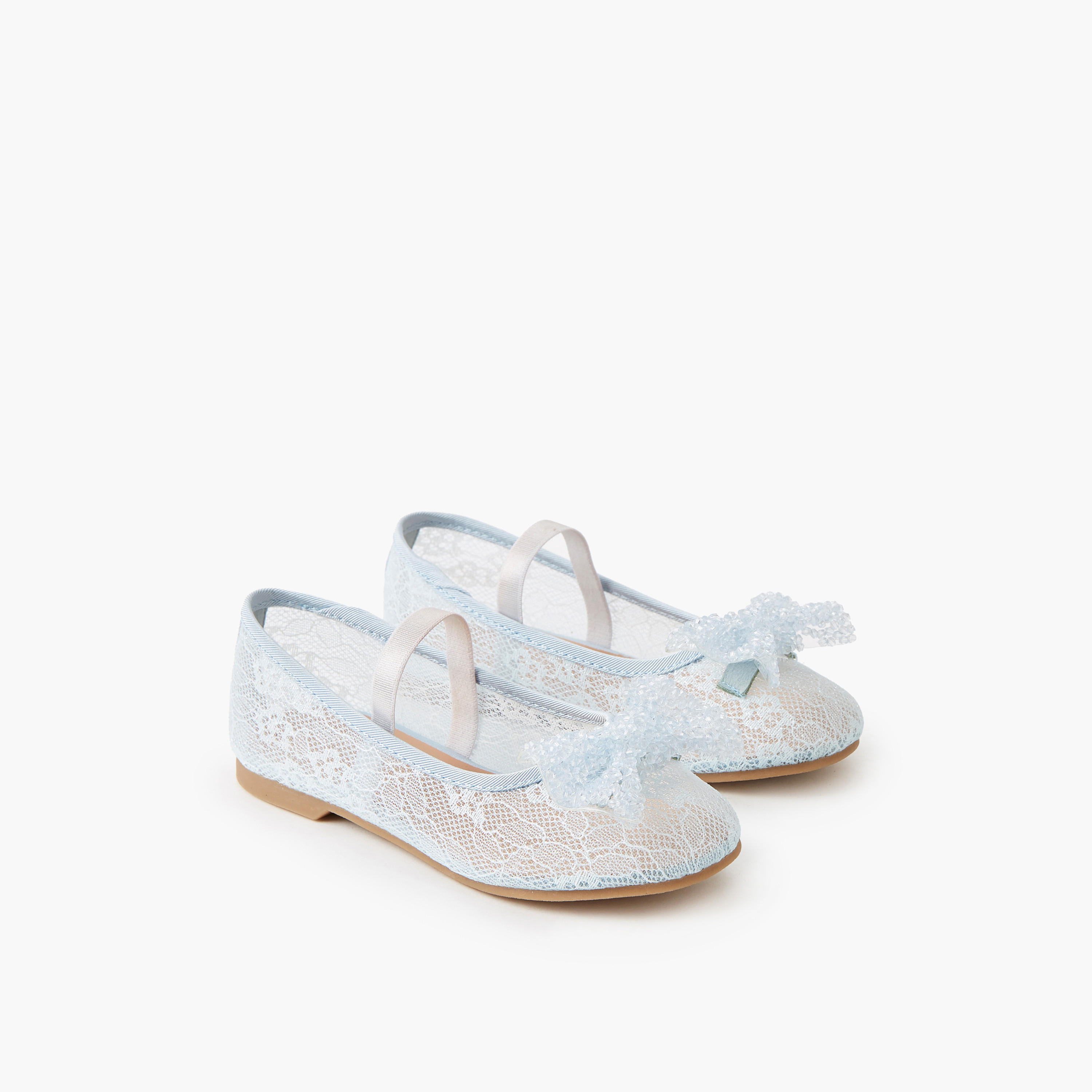 Juniors Girls Slip-On Ballerina Shoes-girls-shoes-ballerinas-image-1