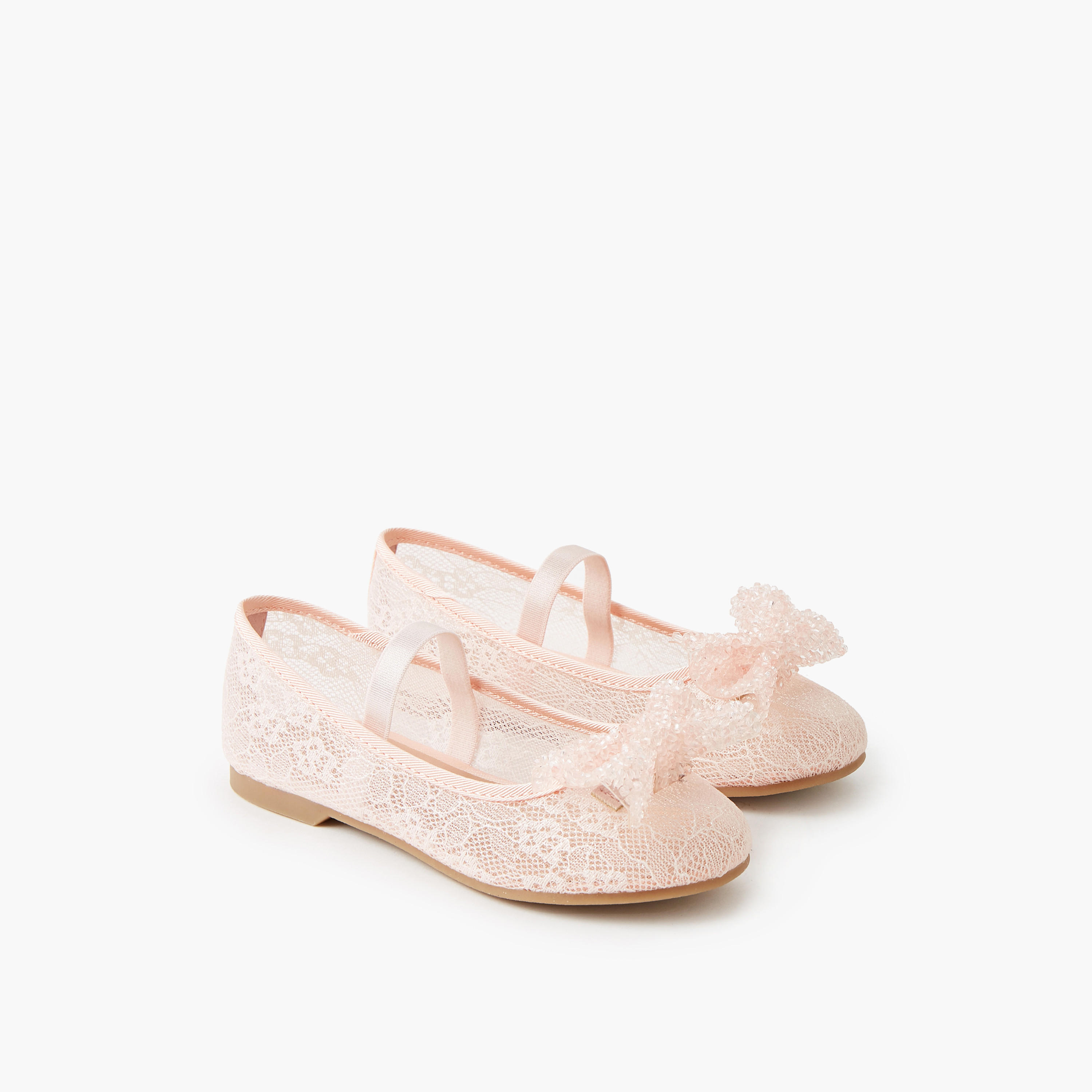 حذاء باليرينا سهل الارتداء للبنات من جونيورز-girls-shoes-ballerinas-image-1