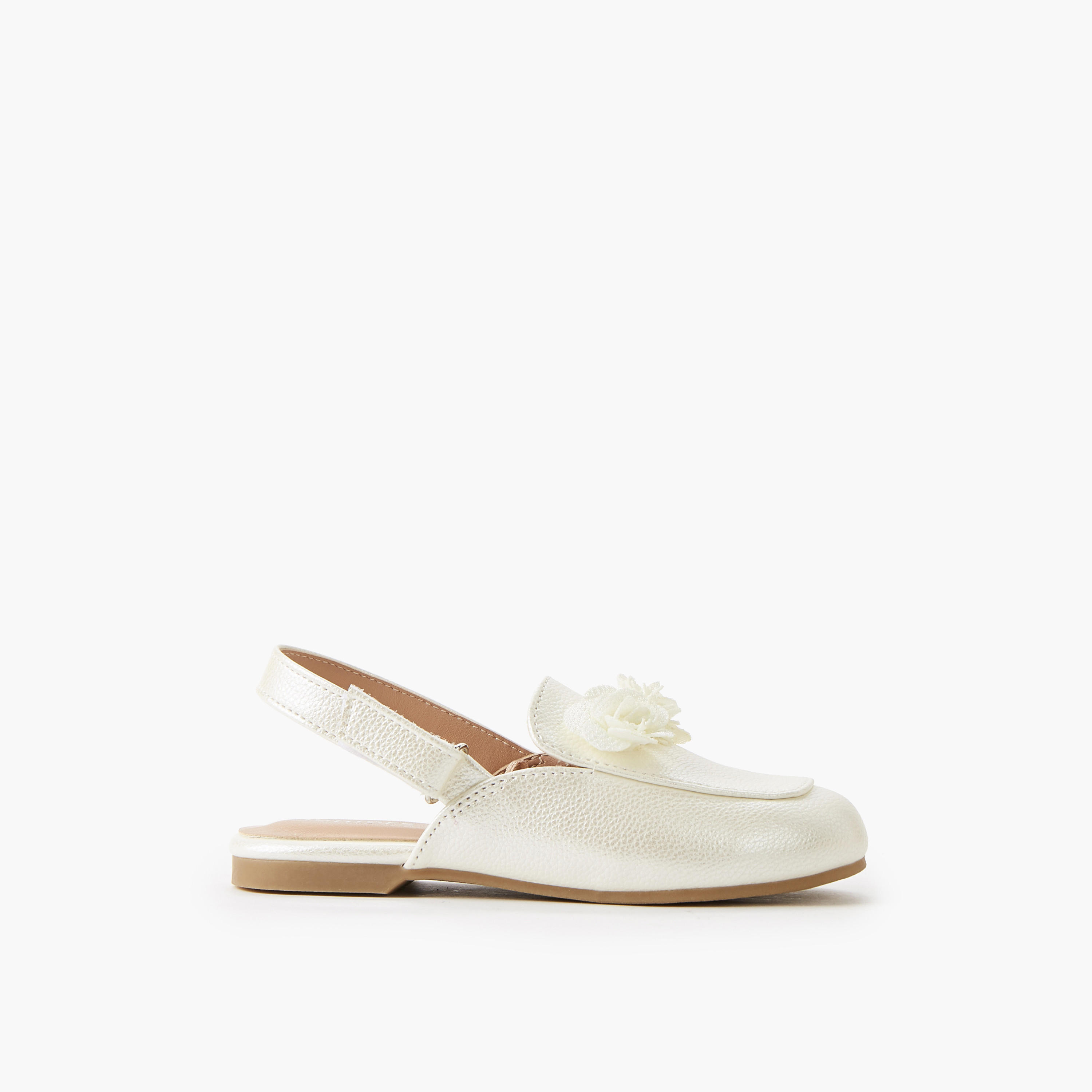 Juniors Girls Hook & Loop Shoes-girls-shoes-ballerinas-image-3