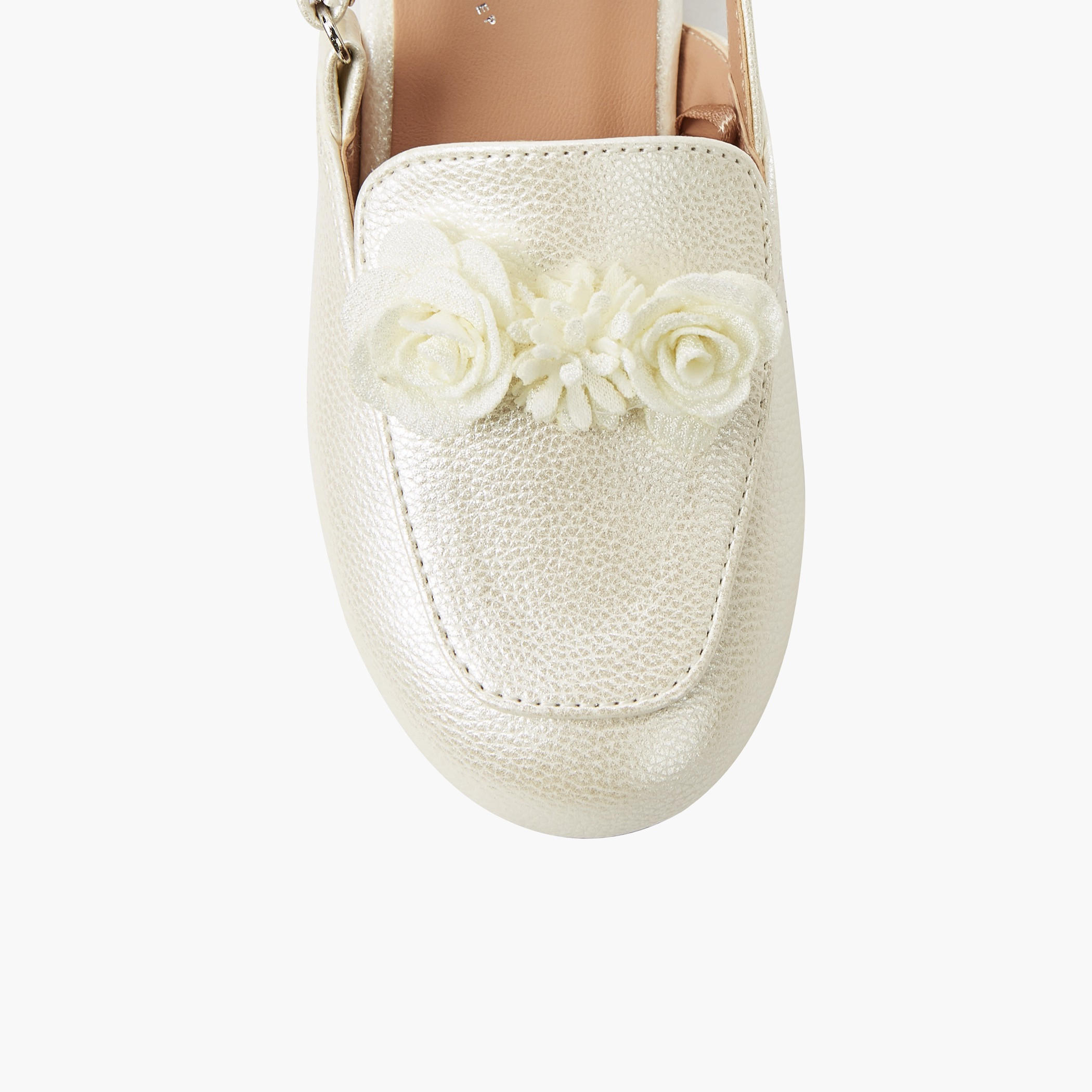 Juniors Girls Hook & Loop Shoes-girls-shoes-ballerinas-image-5