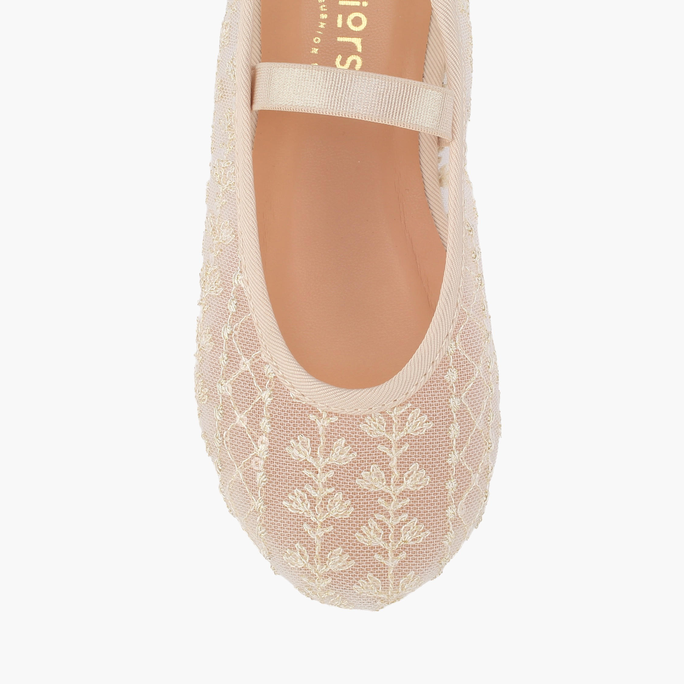 Juniors Girls Elasticated Strap Ballerina Shoes-girls-shoes-ballerinas-image-4
