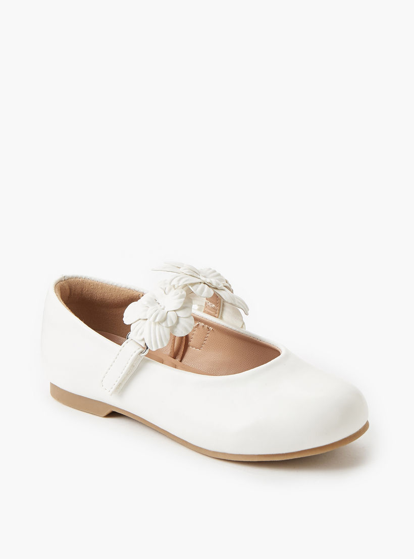 Juniors Girls Hook & Loop Ballerina Shoes-girls-shoes-maryjanes-image-2