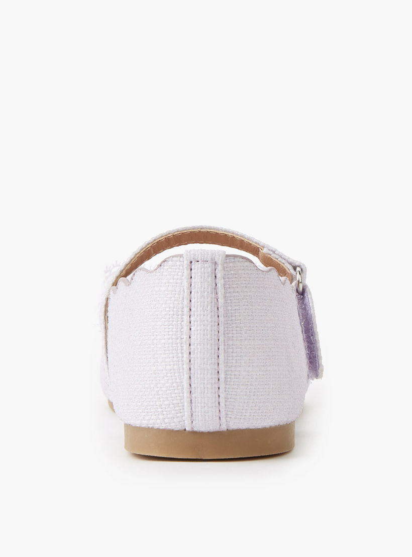 Juniors Girls Hook & Loop Ballerina Shoes-girls-shoes-maryjanes-image-4