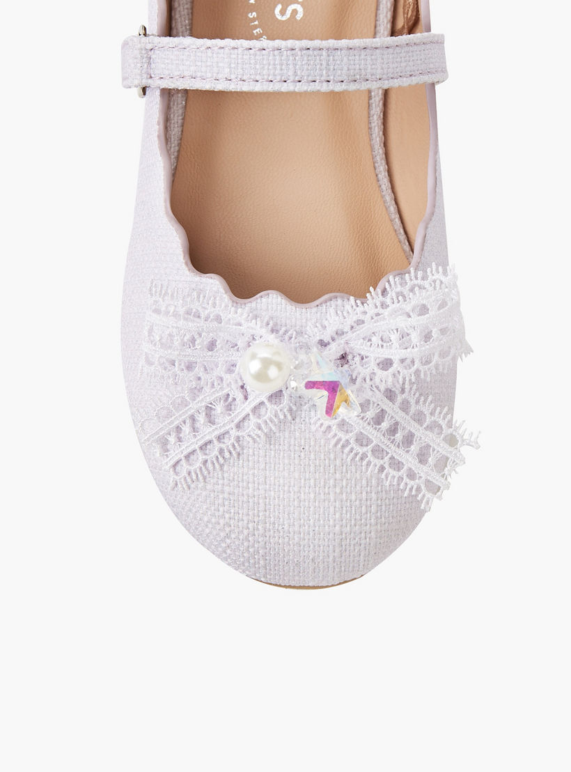Juniors Girls Hook & Loop Ballerina Shoes-girls-shoes-maryjanes-image-5