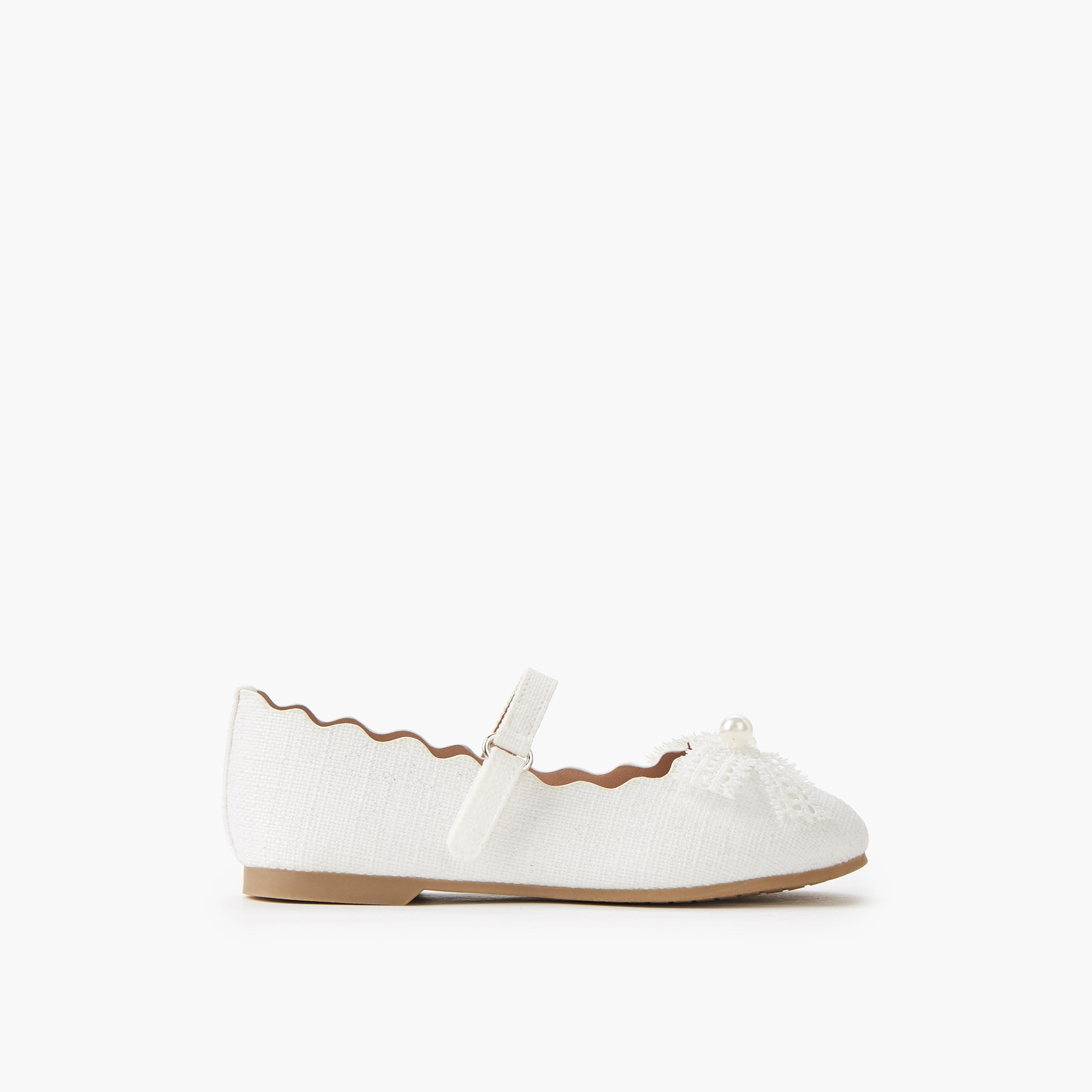 Juniors Girls Hook & Loop Ballerina Shoes-girls-shoes-maryjanes-image-3