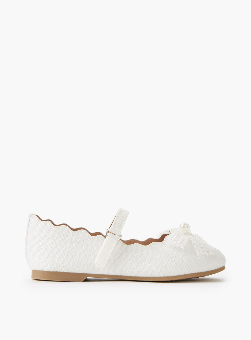 Juniors Girls Hook & Loop Ballerina Shoes-girls-shoes-maryjanes-image-3