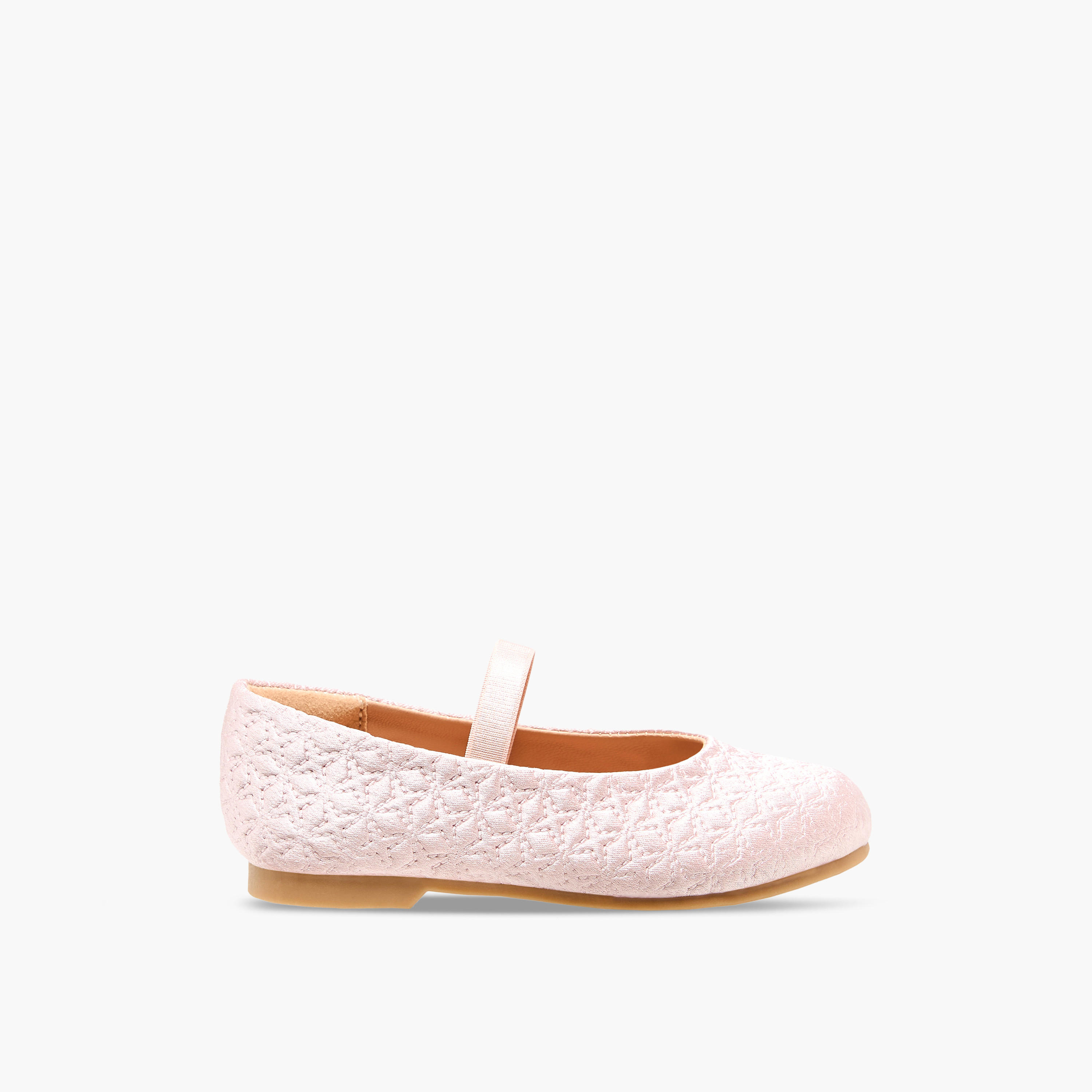 Juniors Girls Quilted  Ballerina Shoes-girls-shoes-ballerinas-image-3