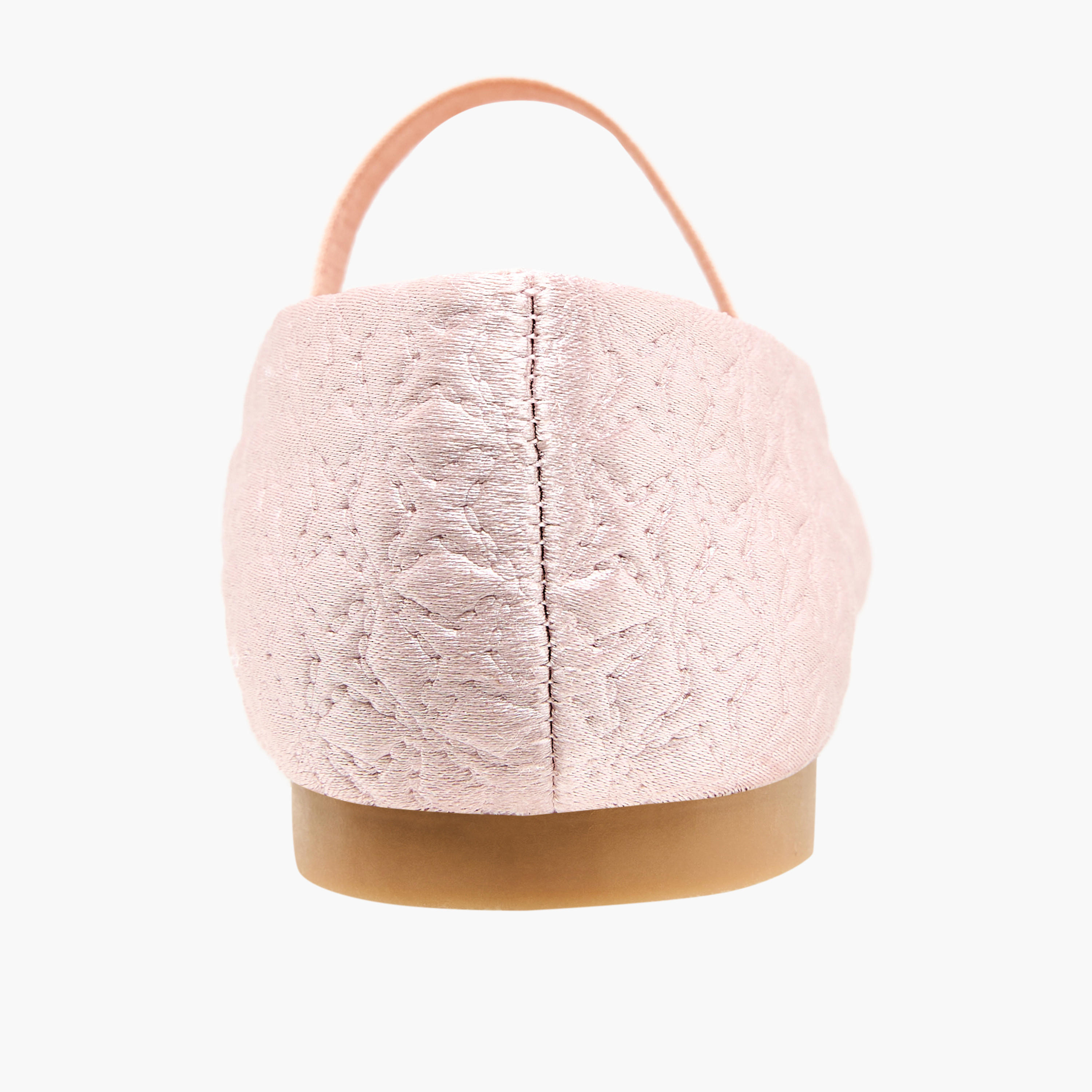 Juniors Girls Quilted  Ballerina Shoes-girls-shoes-ballerinas-image-4