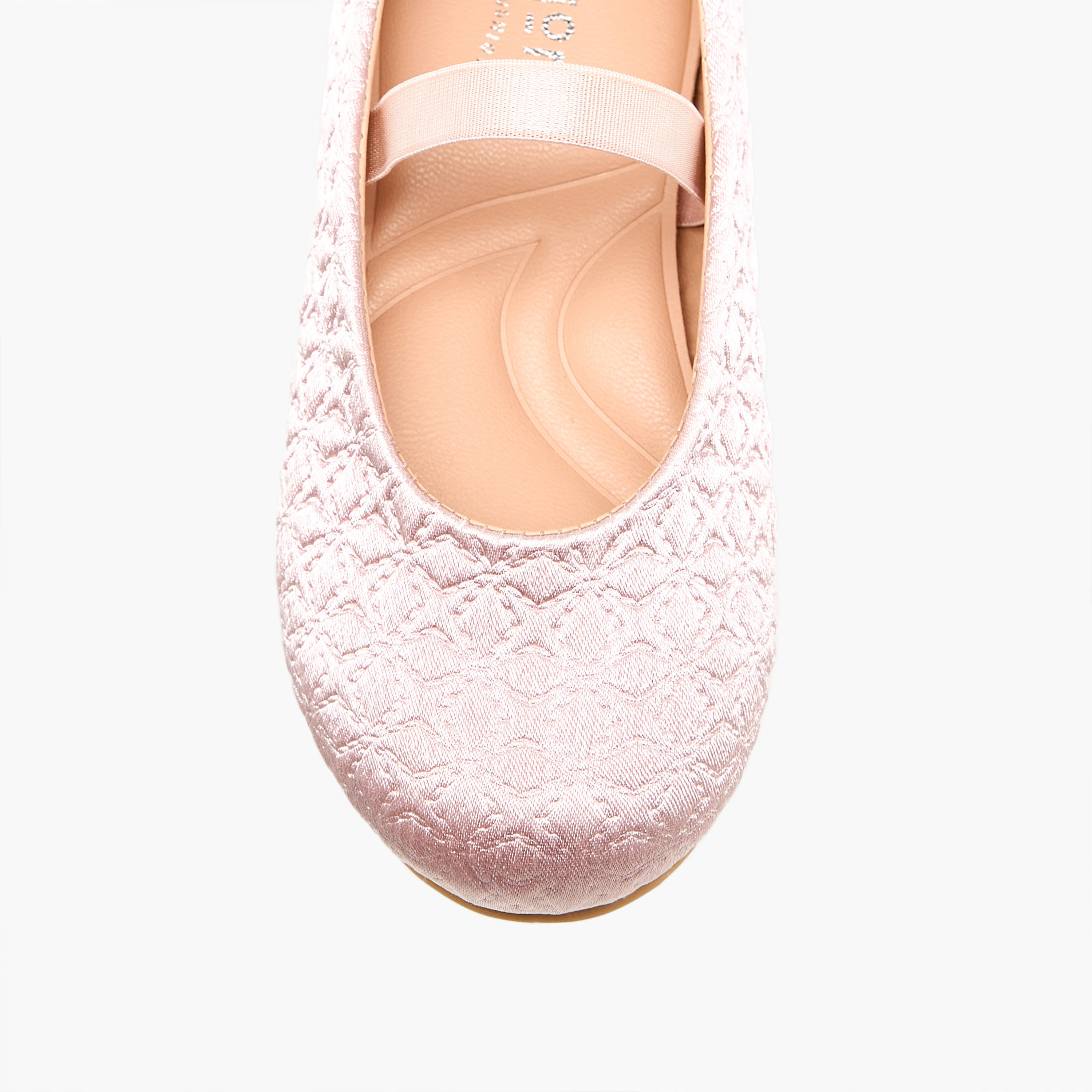 Juniors Girls Quilted  Ballerina Shoes-girls-shoes-ballerinas-image-5