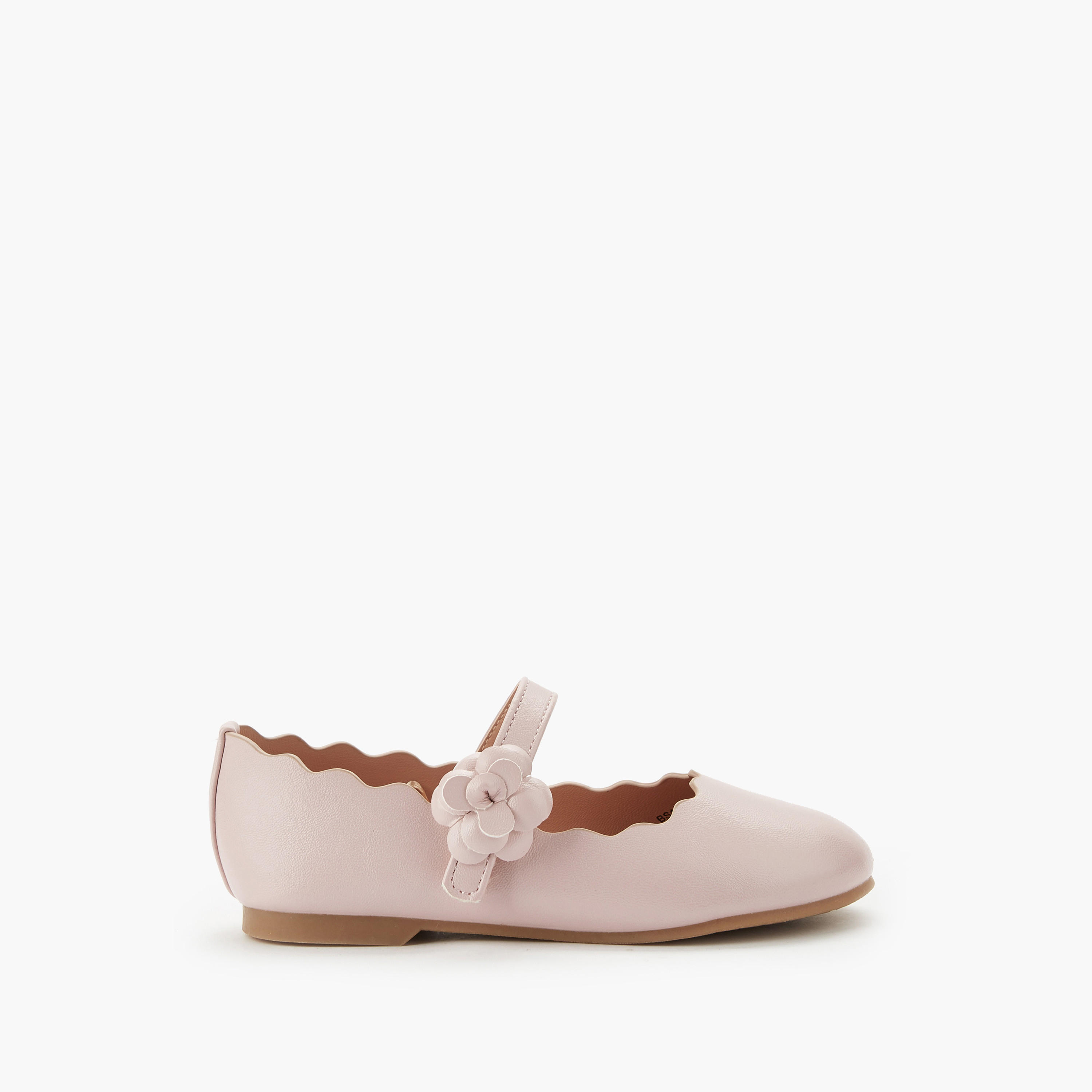 Juniors Girls Scallop Hem Ballerina Shoes-girls-shoes-maryjanes-image-2