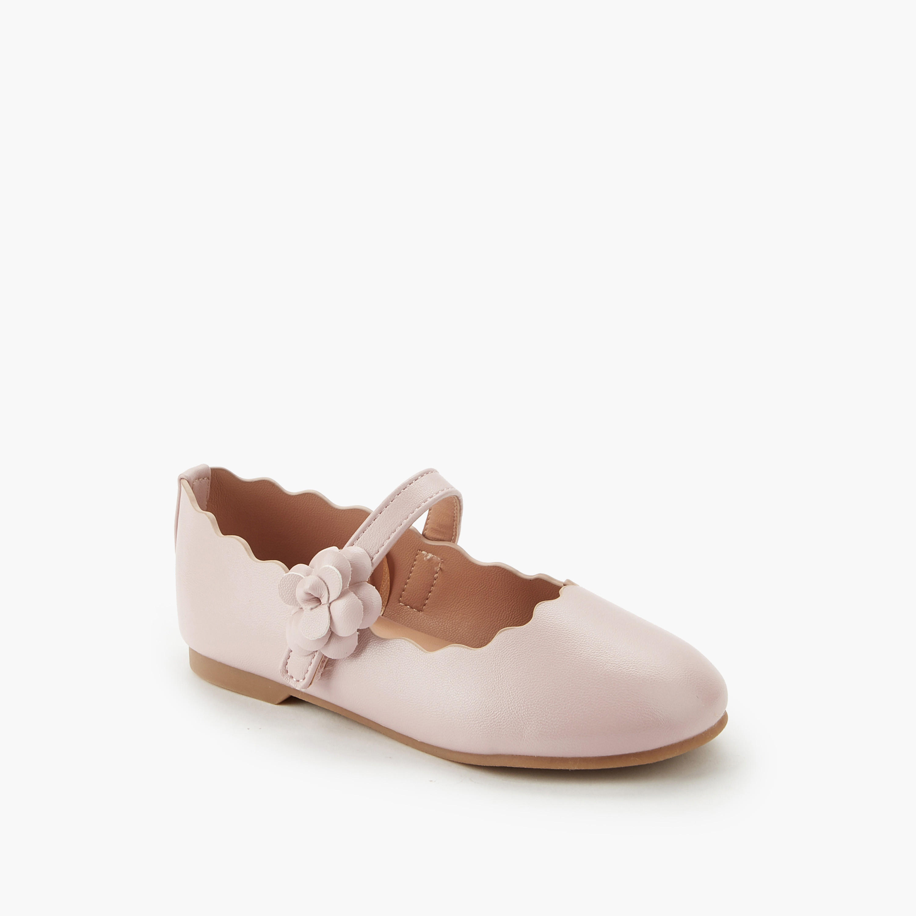 Juniors Girls Scallop Hem Ballerina Shoes-girls-shoes-maryjanes-image-3