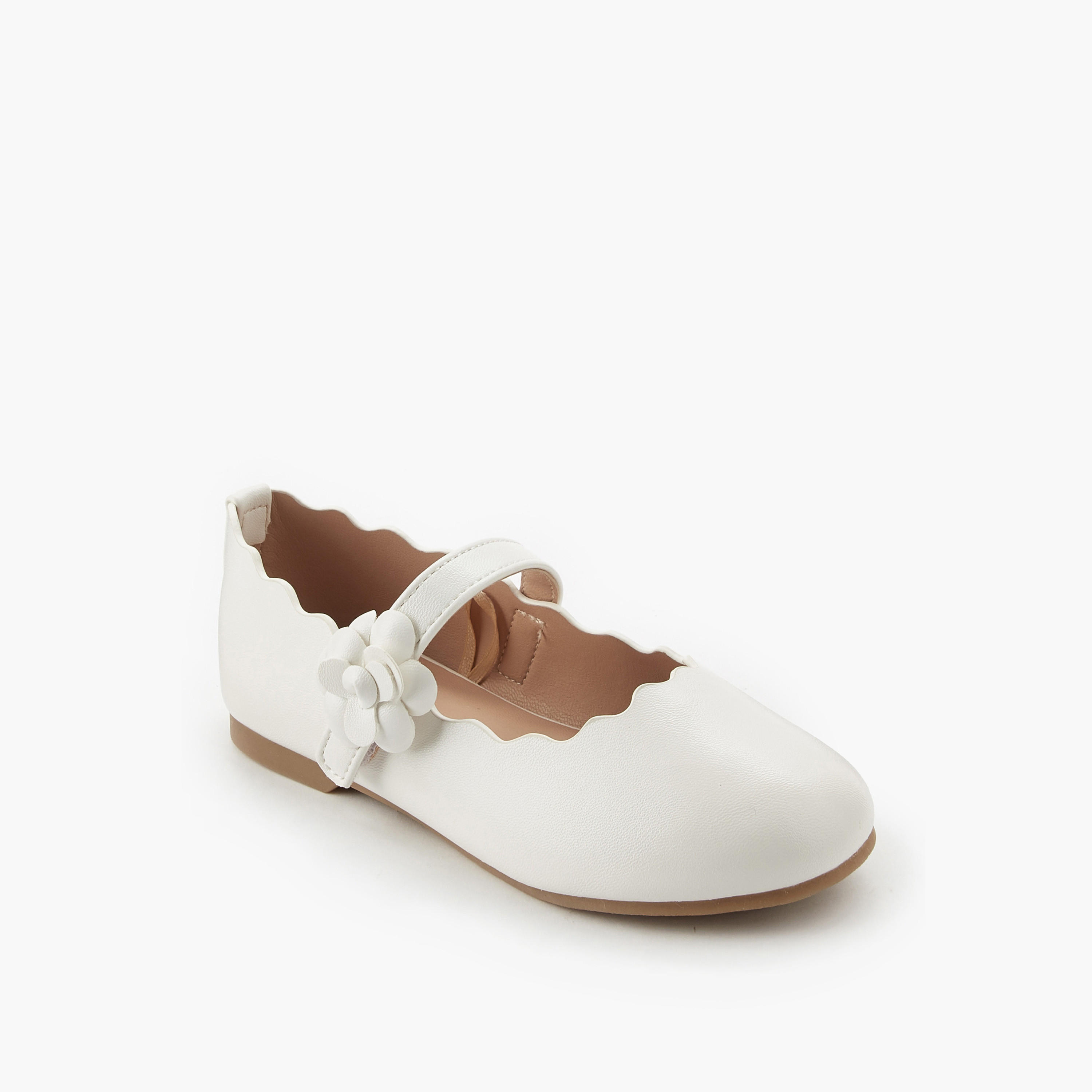 Juniors Girls Scallop Hem Ballerina Shoes-girls-shoes-maryjanes-image-3