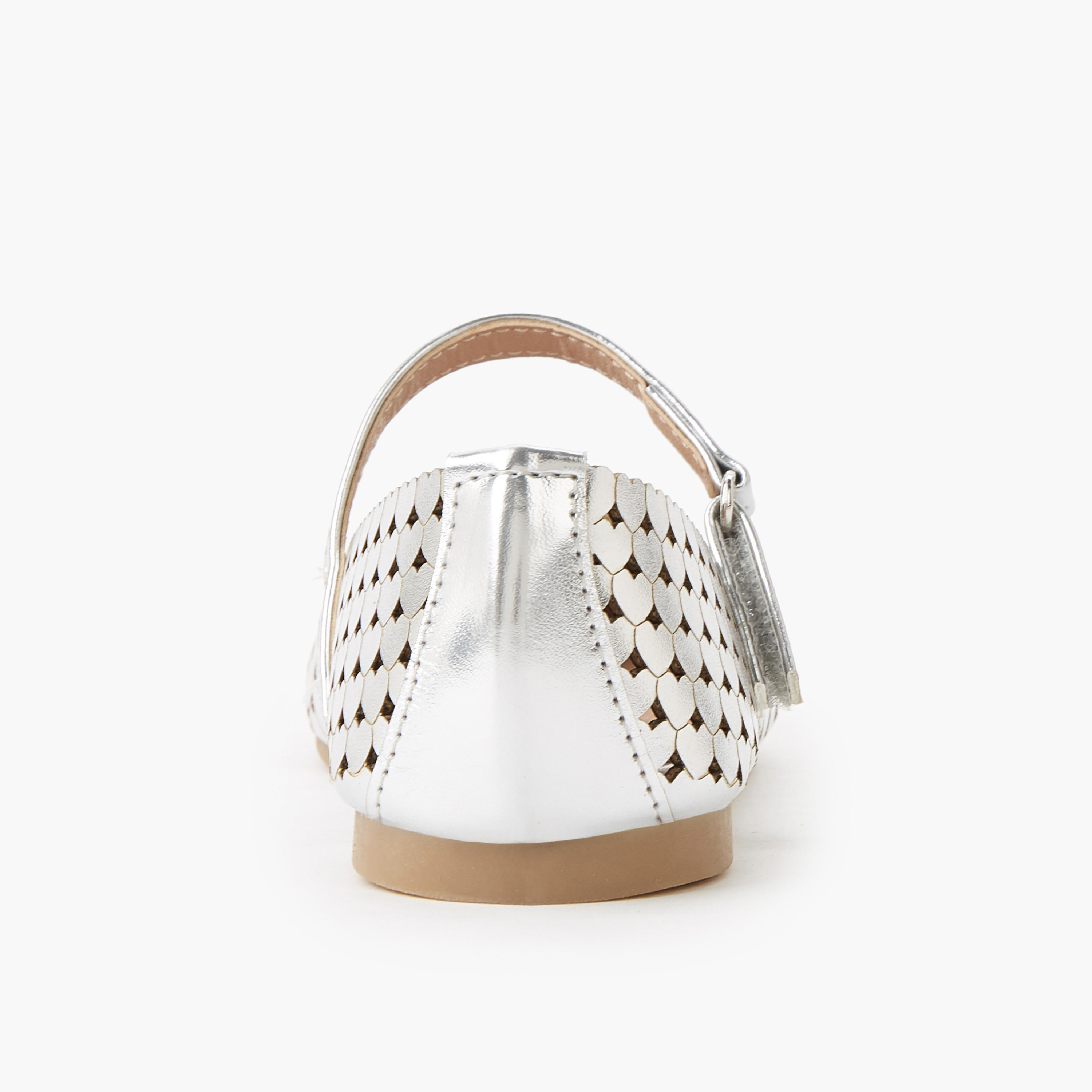 حذاء باليرينا بشريط إغلاق لاصق للبنات من جونيورز-girls-shoes-maryjanes-image-4