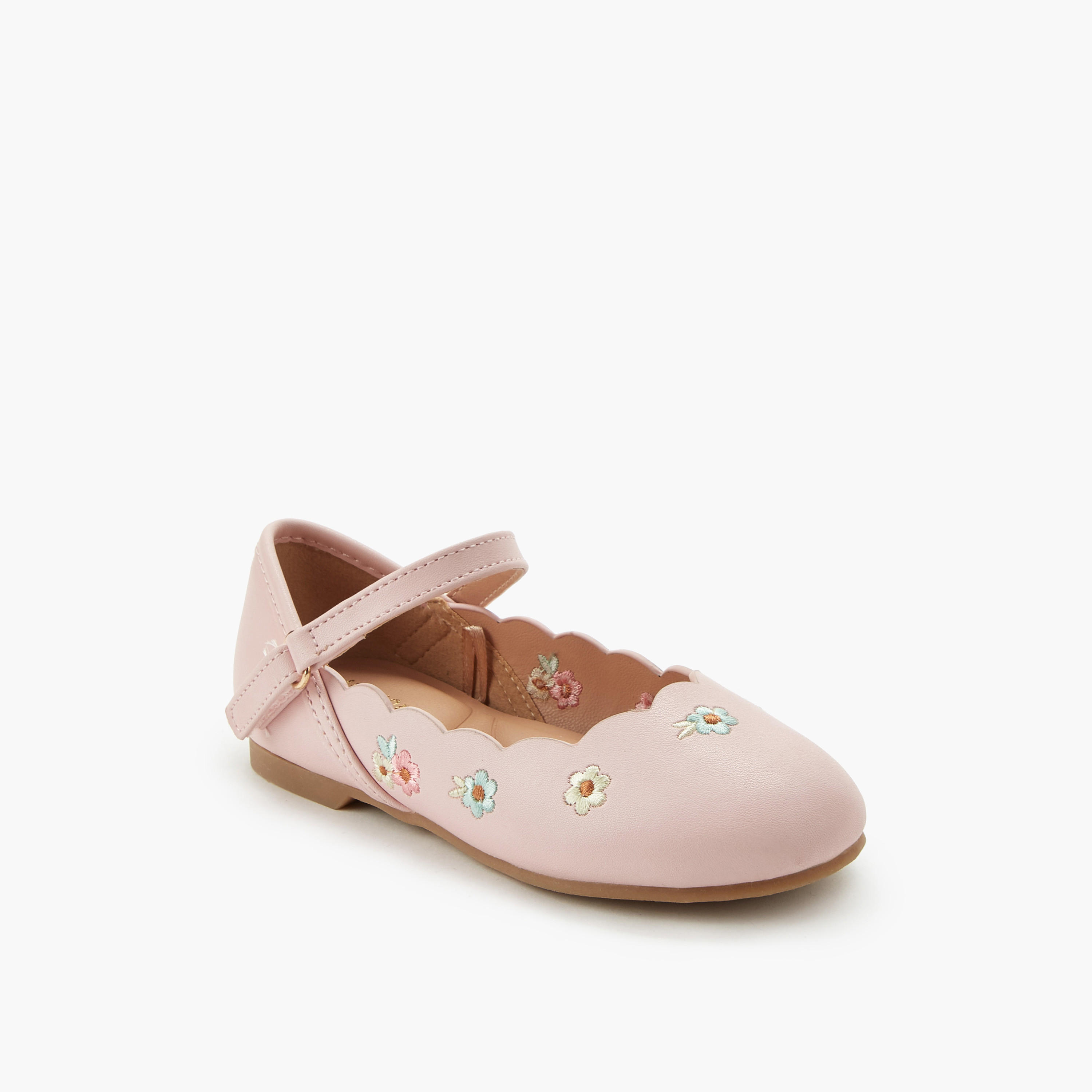 حذاء باليرينا بشريط إغلاق للبنات من جونيورز-girls-shoes-ballerinas-image-2