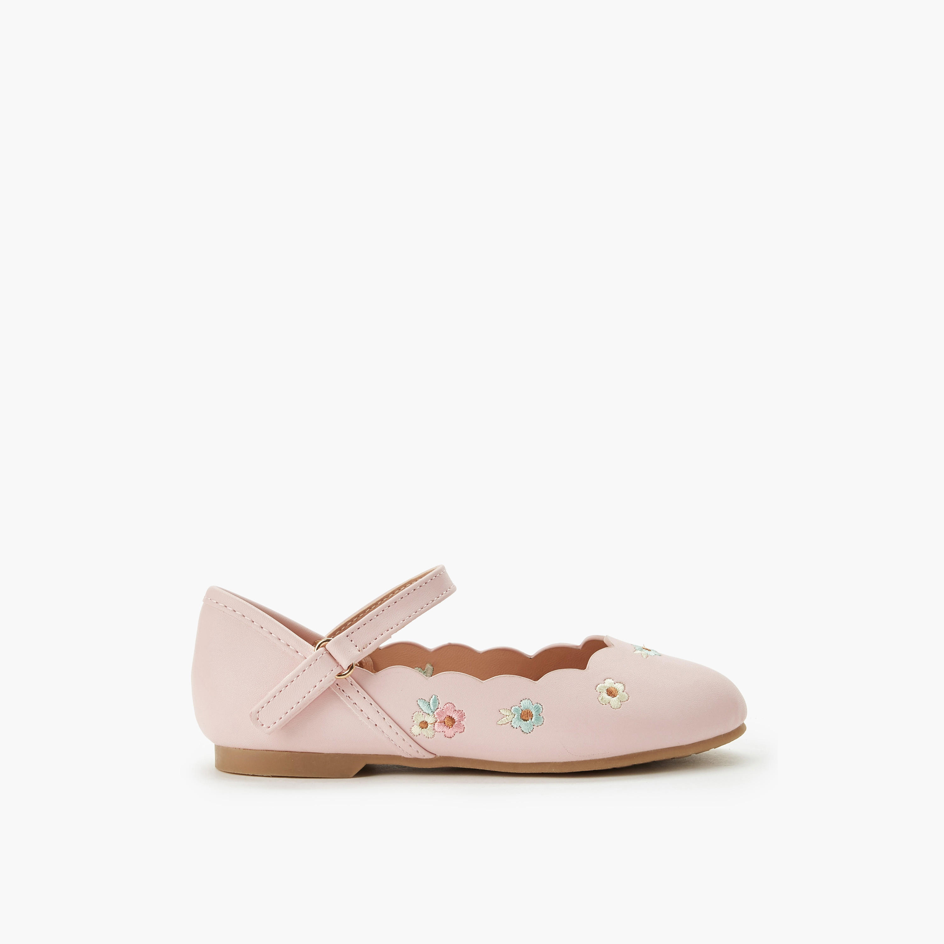 حذاء باليرينا بشريط إغلاق للبنات من جونيورز-girls-shoes-ballerinas-image-3