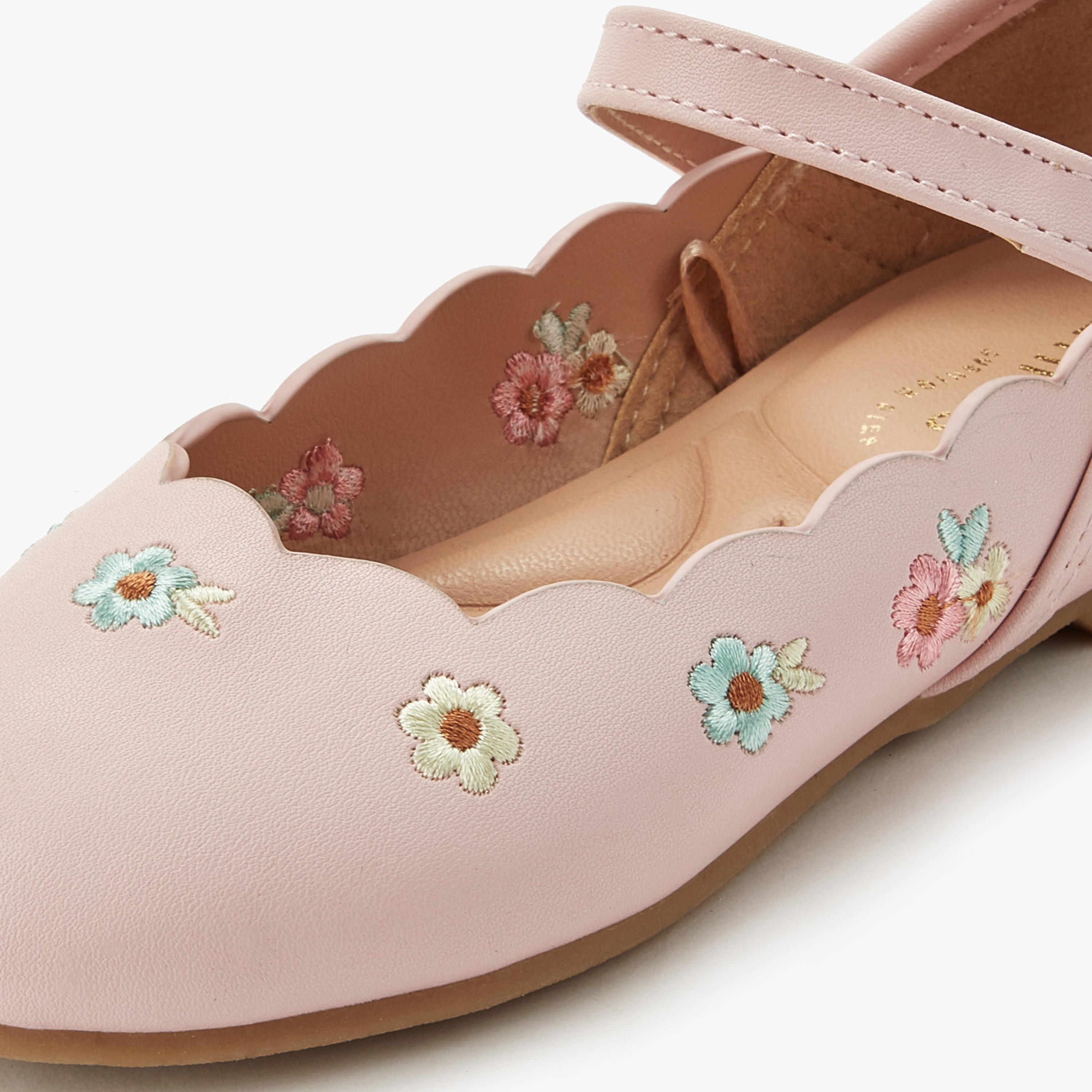 حذاء باليرينا بشريط إغلاق للبنات من جونيورز-girls-shoes-ballerinas-image-5