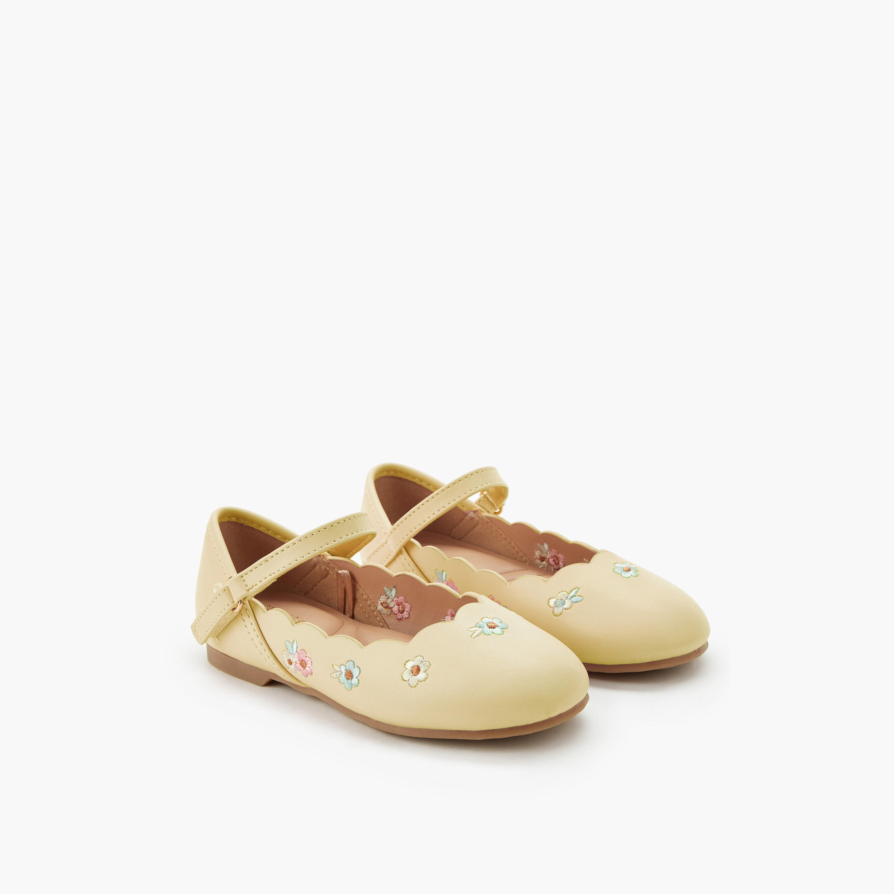 حذاء باليرينا بشريط إغلاق للبنات من جونيورز-girls-shoes-ballerinas-image-1