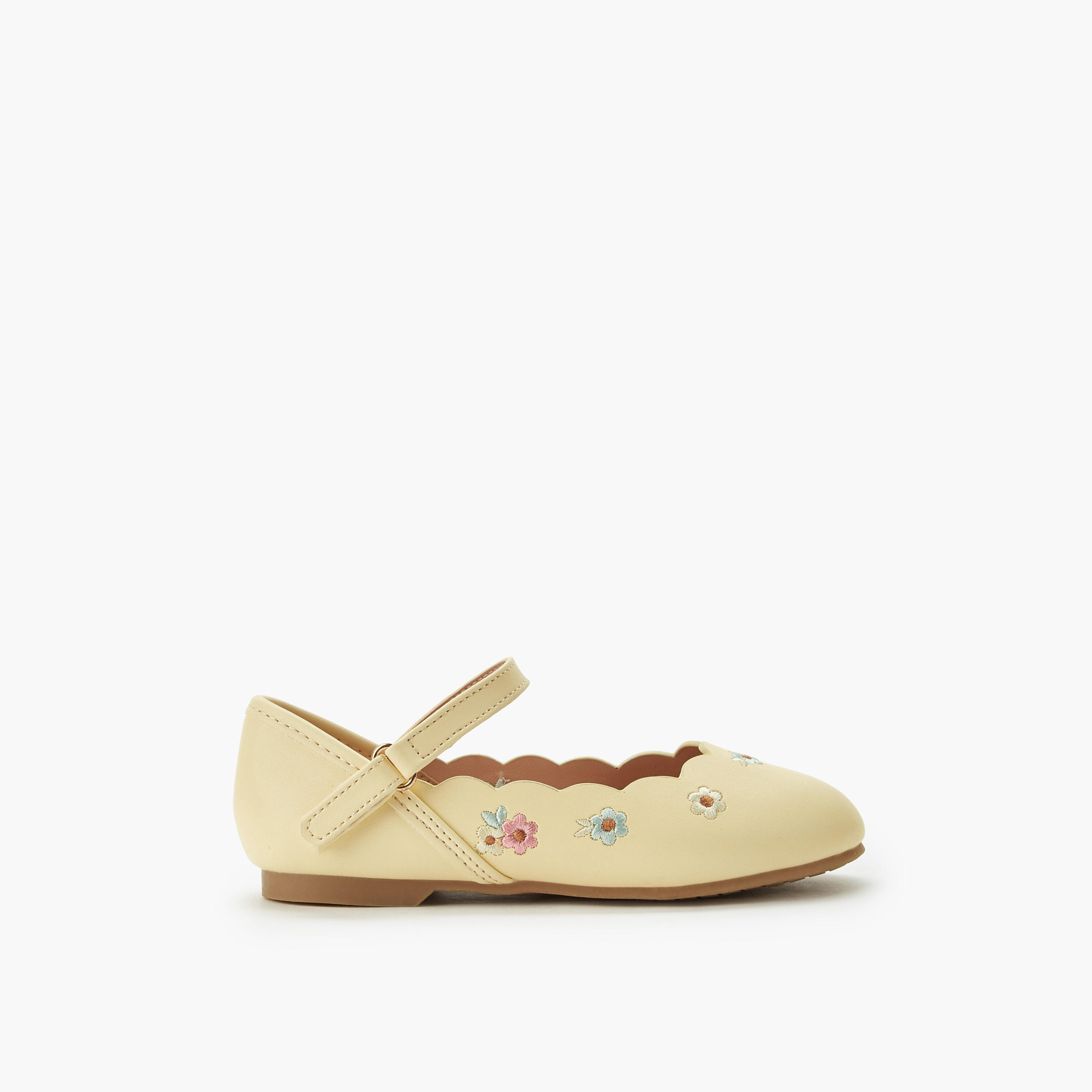 حذاء باليرينا بشريط إغلاق للبنات من جونيورز-girls-shoes-ballerinas-image-3