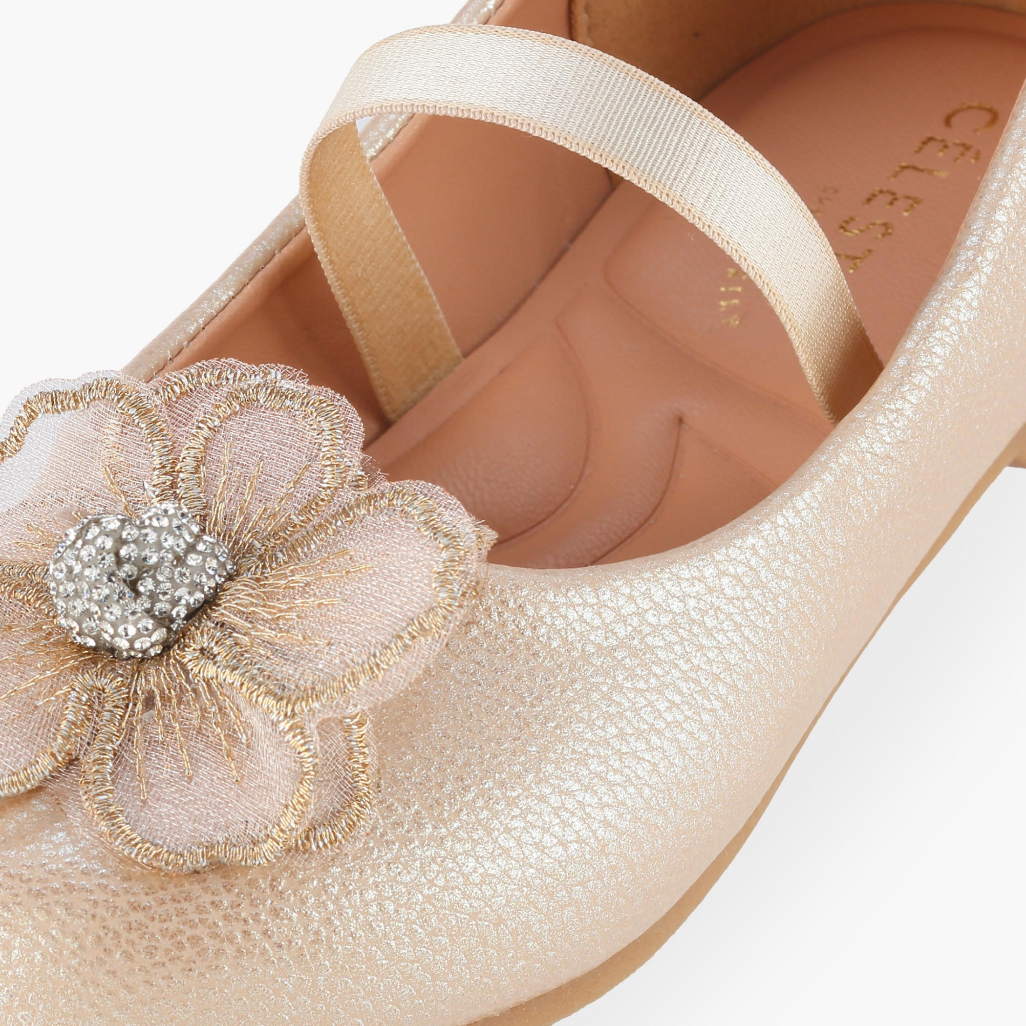 Celeste Girls Slip-On Ballerina Shoes-girls-shoes-ballerinas-image-6