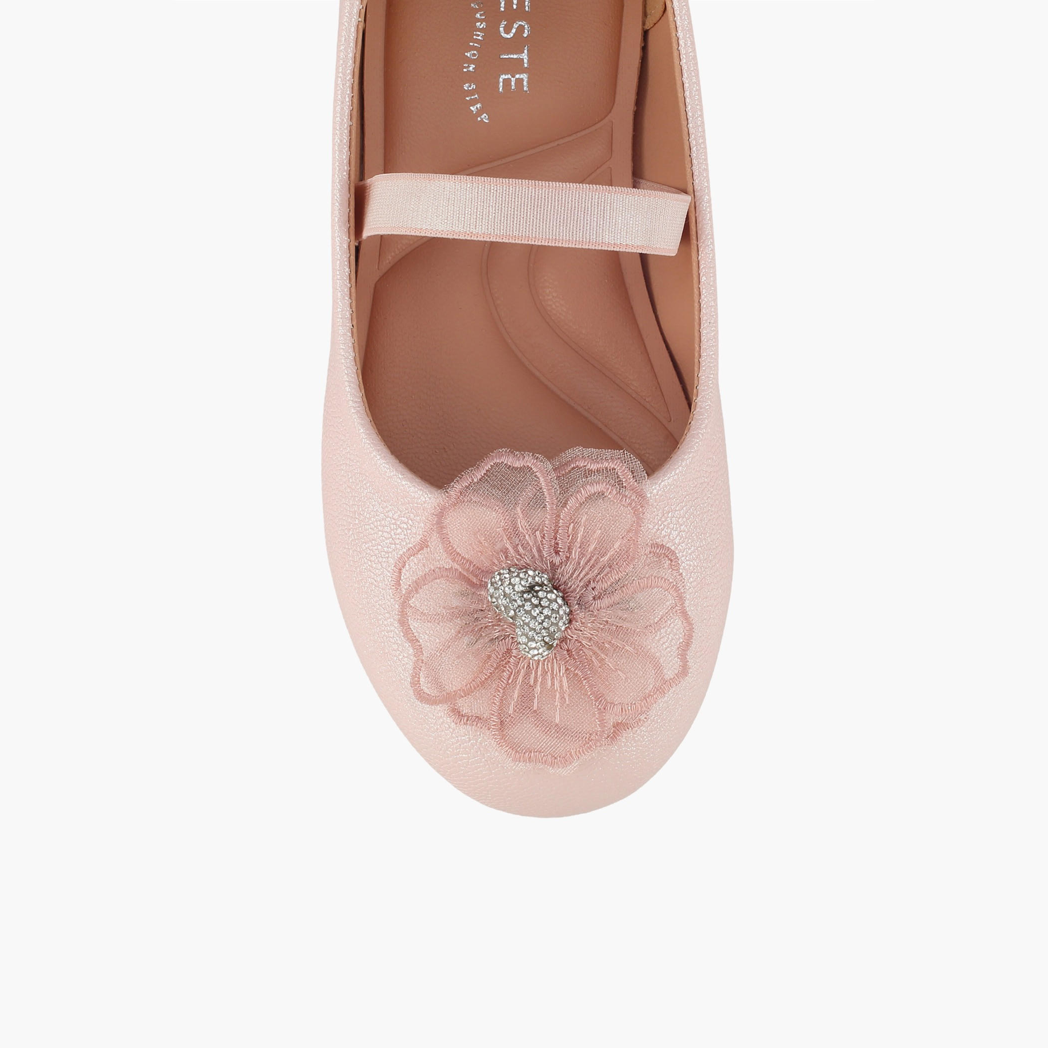 Celeste Girls Slip-On Ballerina Shoes-girls-shoes-ballerinas-image-4