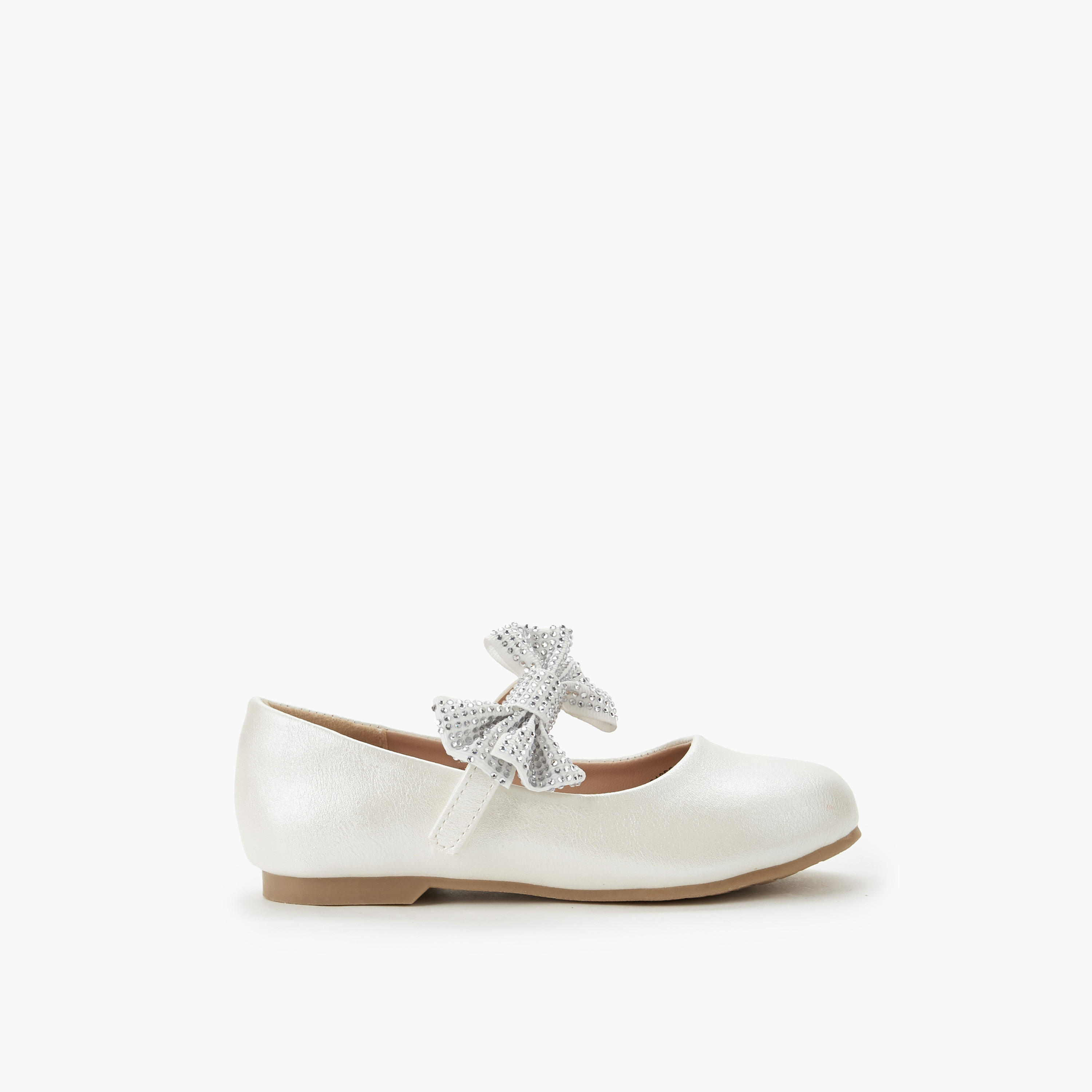 Juniors Girls Hook & Loop Ballerina Shoes-girls-shoes-maryjanes-image-3