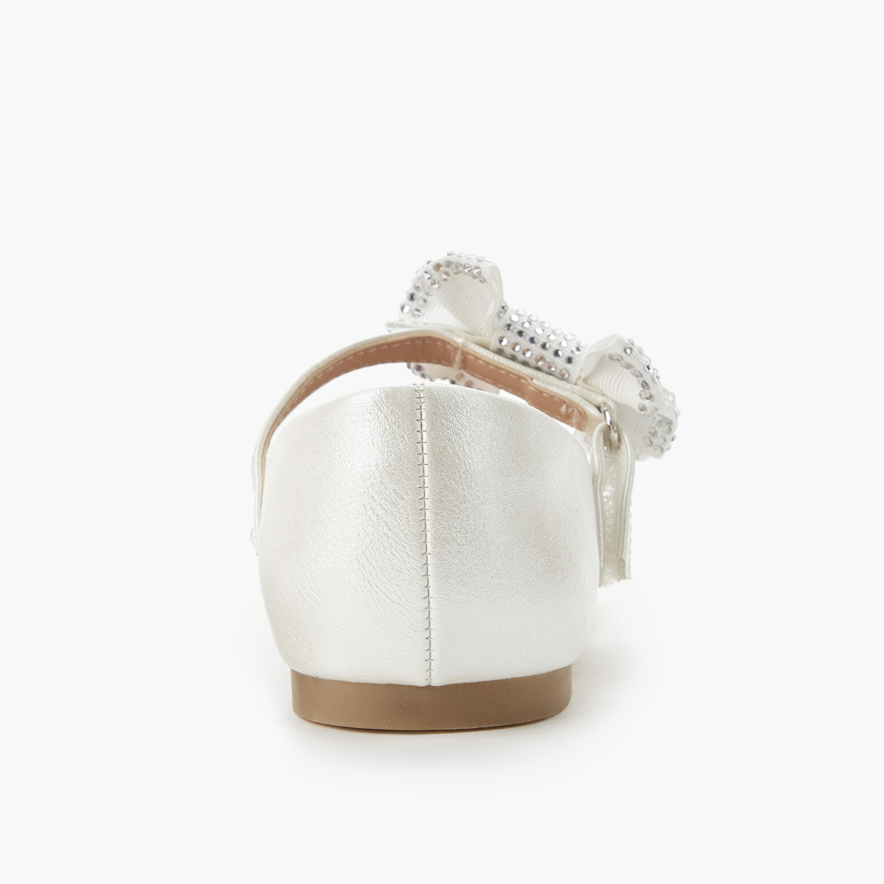 Juniors Girls Hook & Loop Ballerina Shoes-girls-shoes-maryjanes-image-4